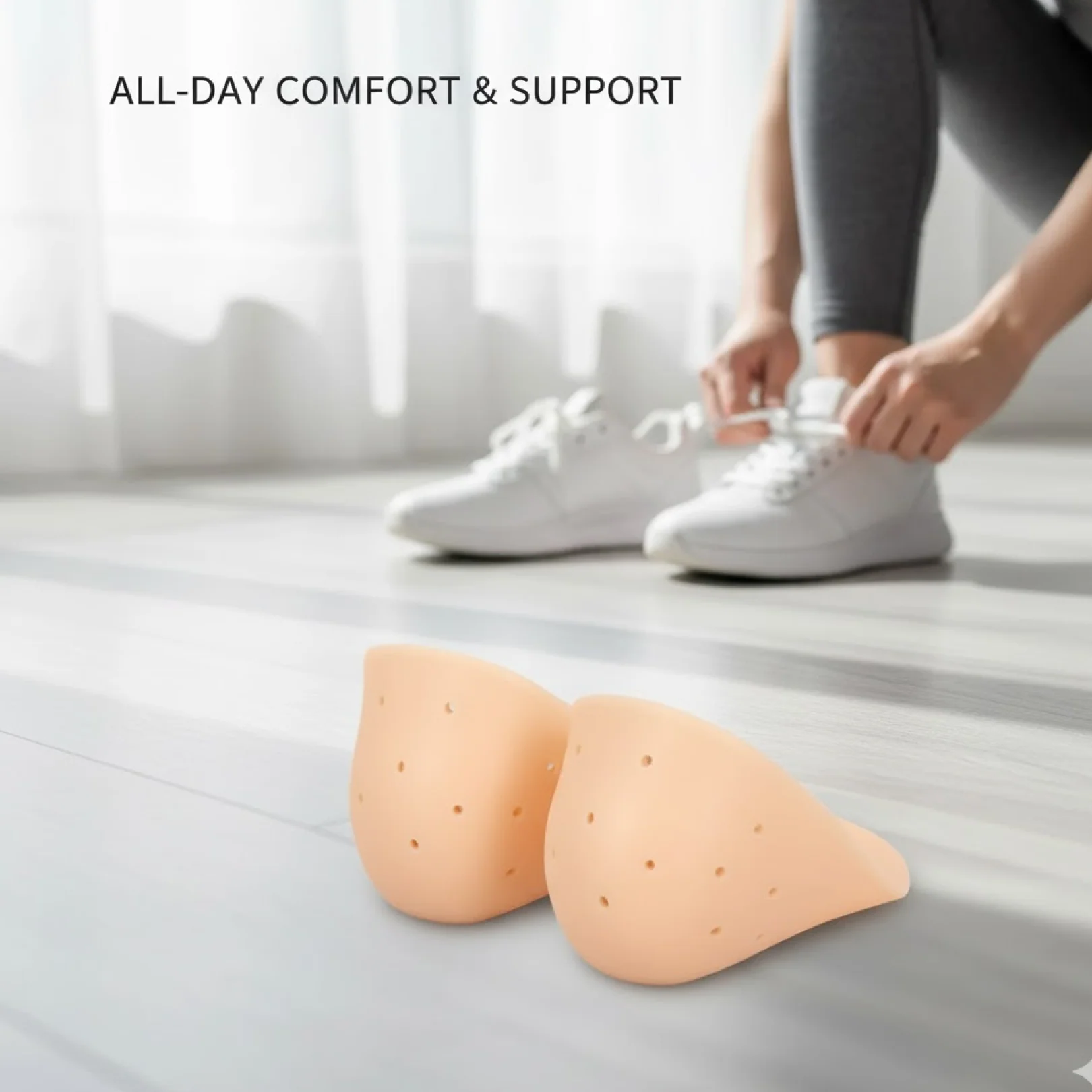 Anti Crack Silicon Gel Heel Moisturizing Socks for Foot Care Men Women (Loose Pack) - Image 6