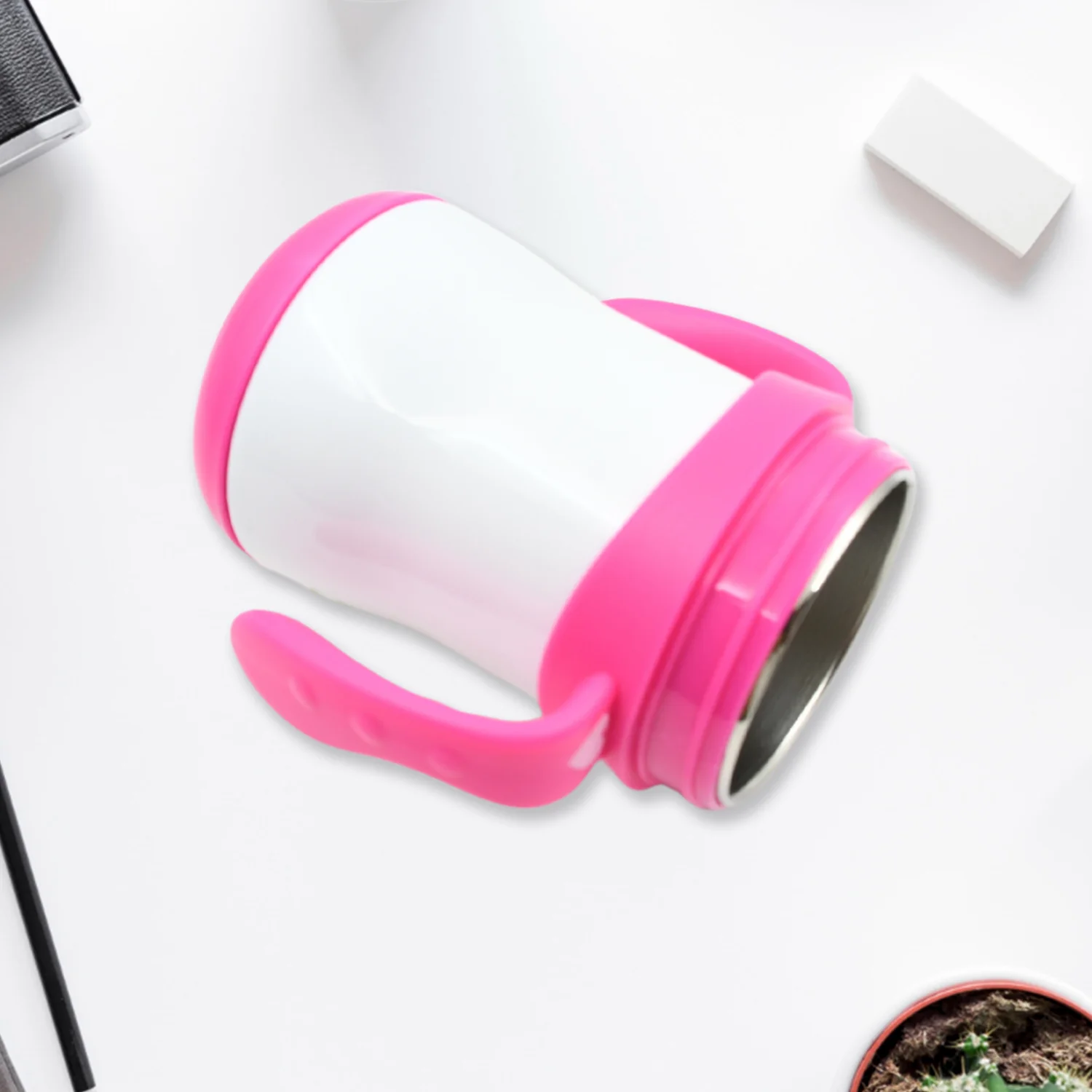 Vacuum Stainless Steel Water Bottle With Carry Handle & Straw Fridge Water Bottle Double Wall, Leak Proof, Rust Proof, Cold & Hot | Leak Proof | Office Bottle | Gym | Home | Kitchen | Hiking | Trekking | Travel Bottle, Tumbler (280 ML) - Image 7