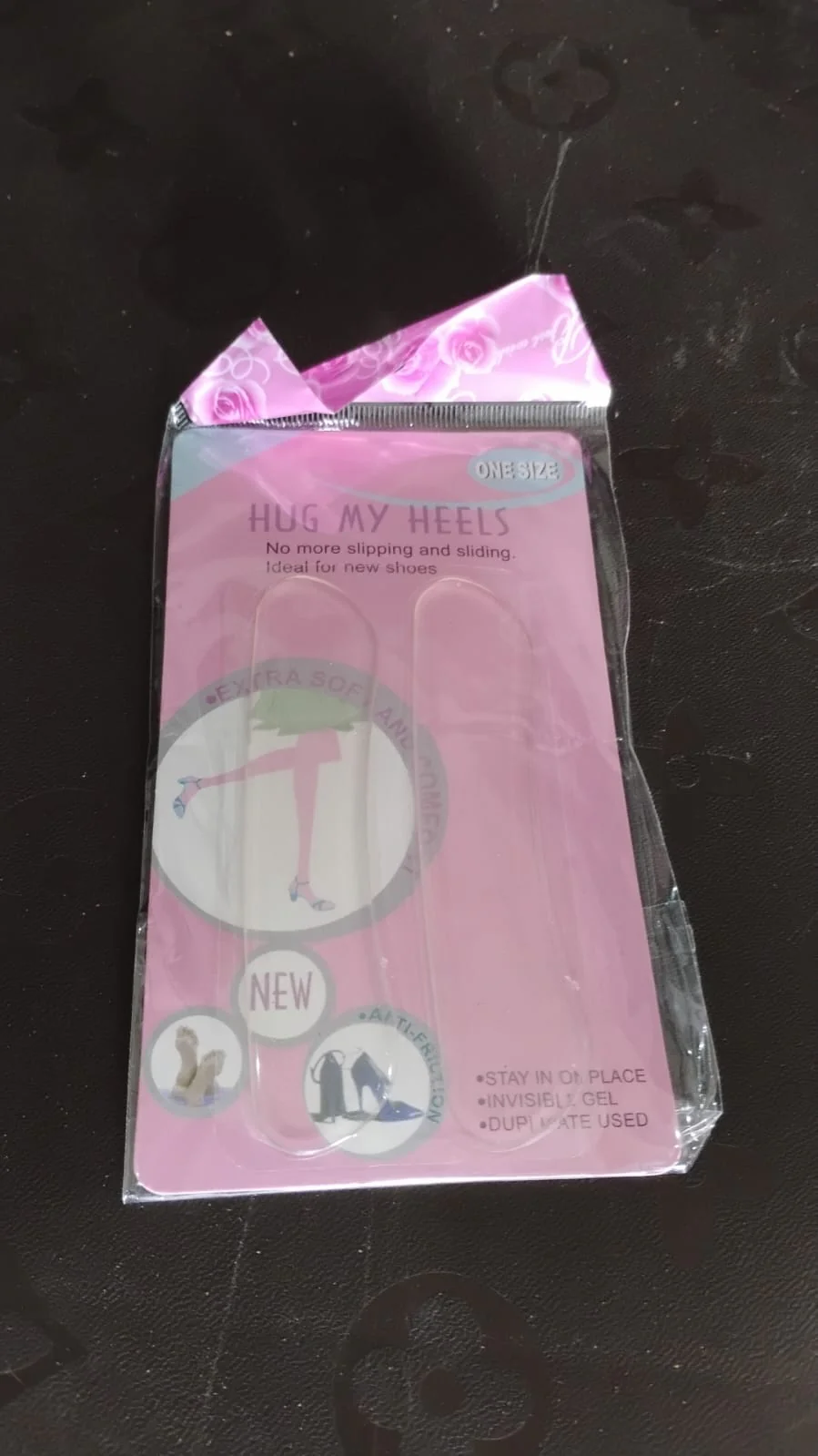 Fabric Sticky Shoe Back Heel Insoles Protector Liner - Image 9