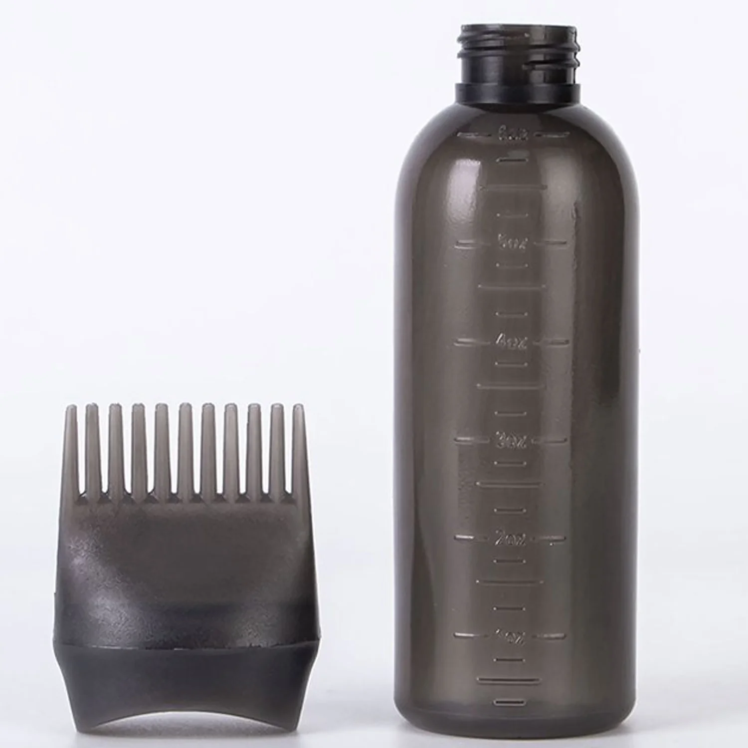 Comb Applicator Bottle, Hair Oil Applicator Bottle for Hair Dye Bottle Applicator Brush with Graduated Scale, Professional Brush Applicator Comb Hairdressing Coloring Styling Tool (1 Pc), Hair accessories - Image 4
