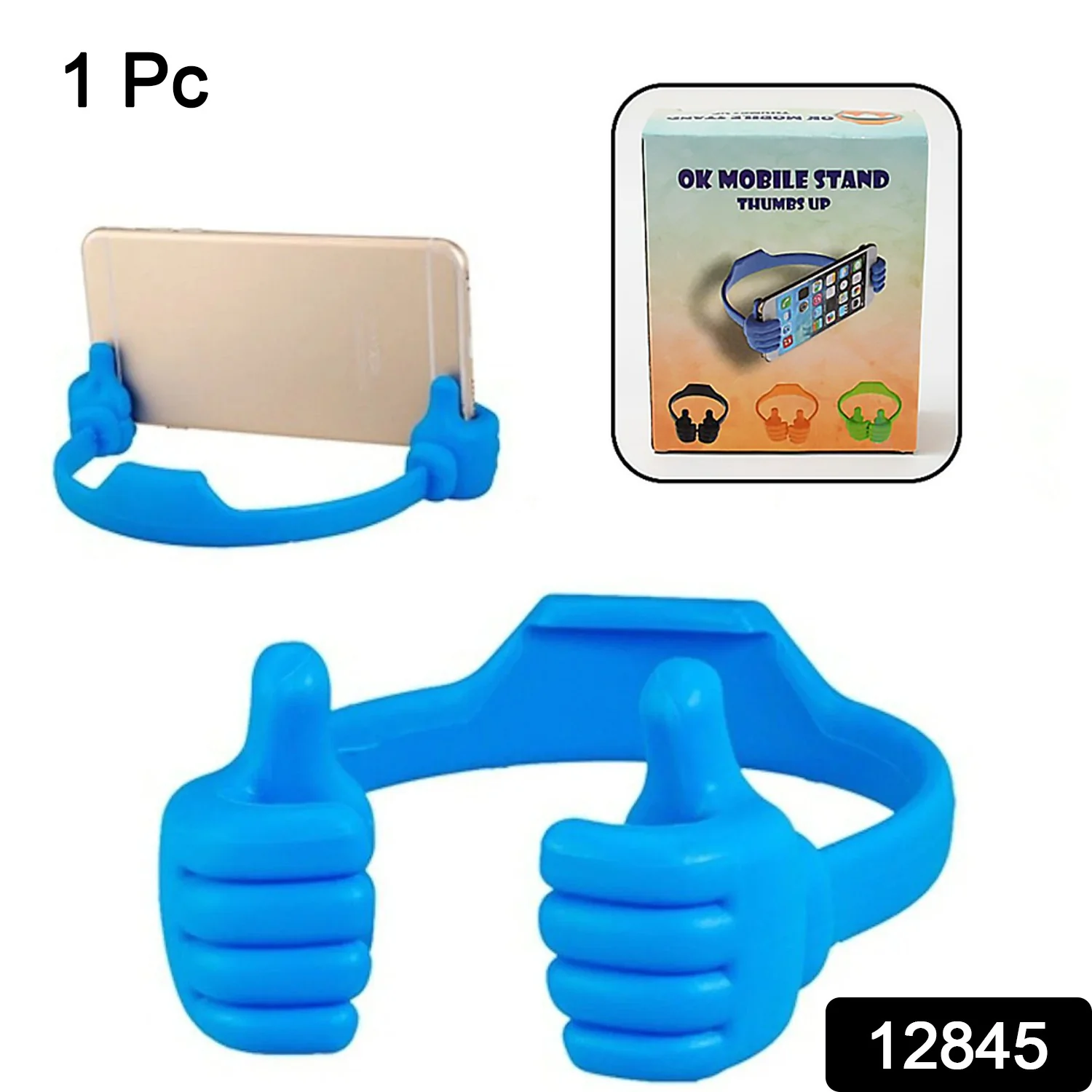 Hand-Shaped Mobile Stand – Universal Support for Home & Office (1 Pc, With Color Box) - Image 2