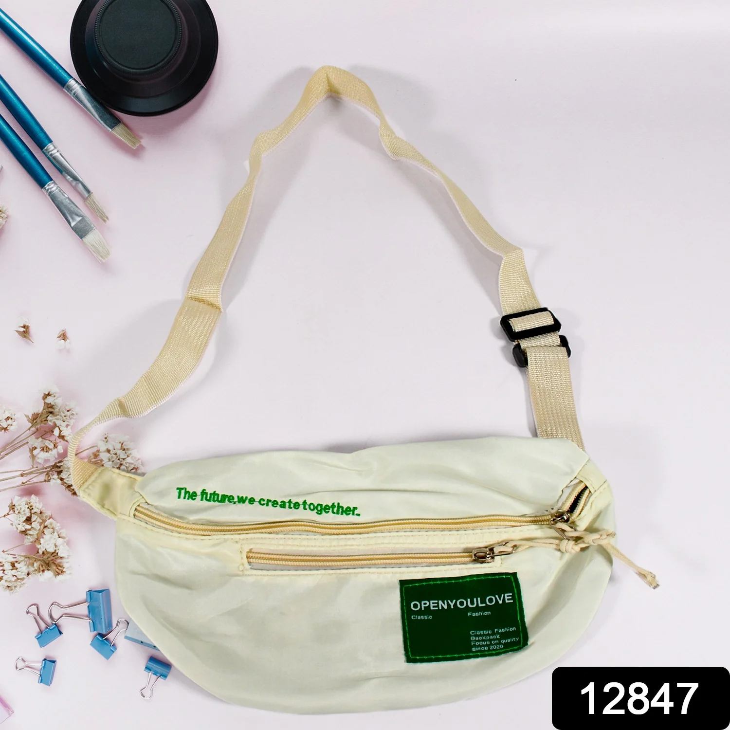Waist Bags For Men Women-Premium Stitching, Zippers Bag, Waterproof pocket, safe-Large Pack for Hiking Travel Camping Running Sports Outdoors, With Adjustable Strap Bag (Mix Design | 1 Pc) - Image 3
