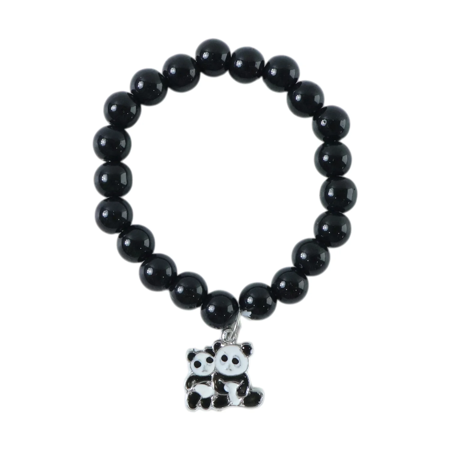 Premium Multicolor Pastel Bead Stretch Bracelet (1 Pc) - Image 4