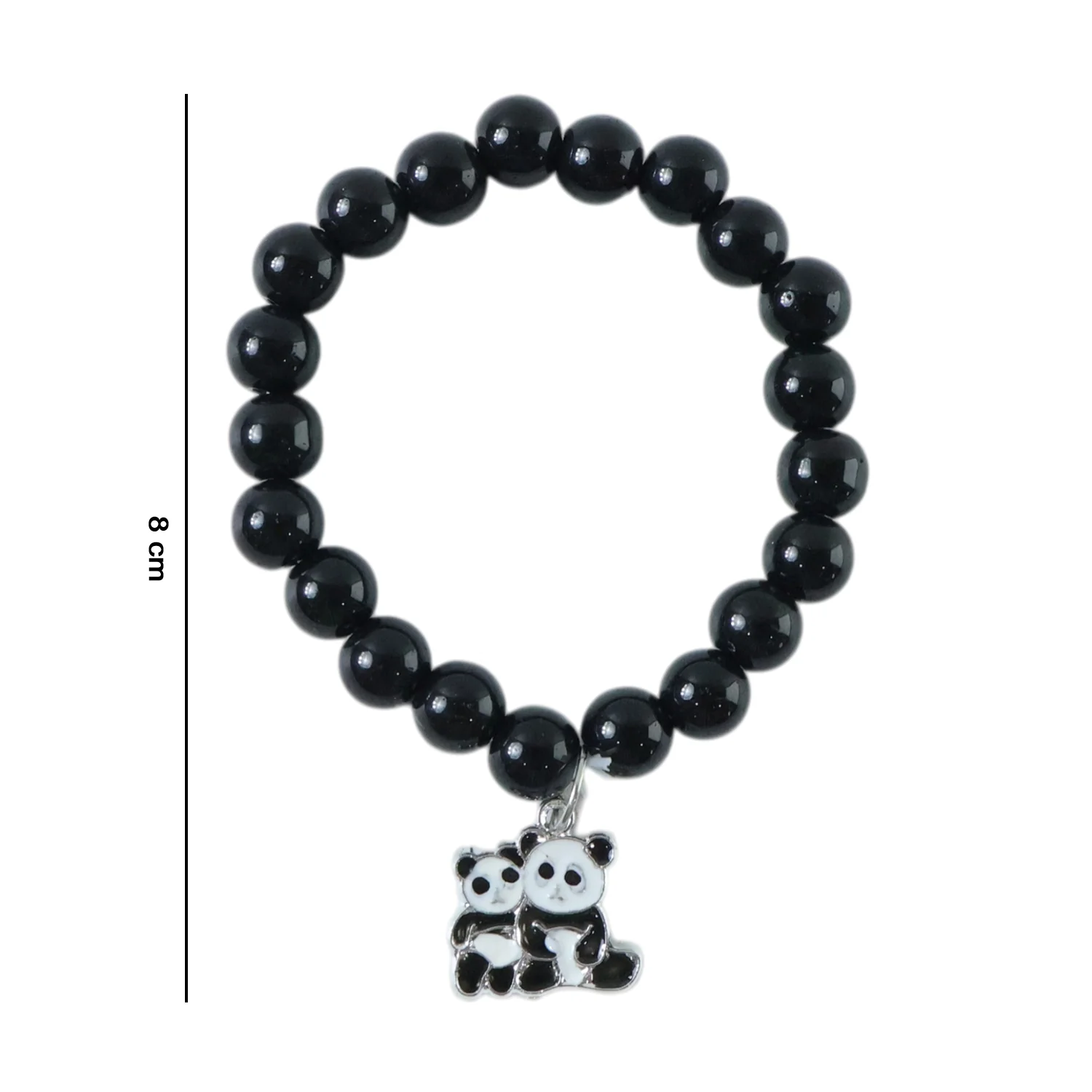Premium Multicolor Pastel Bead Stretch Bracelet (1 Pc) - Image 6