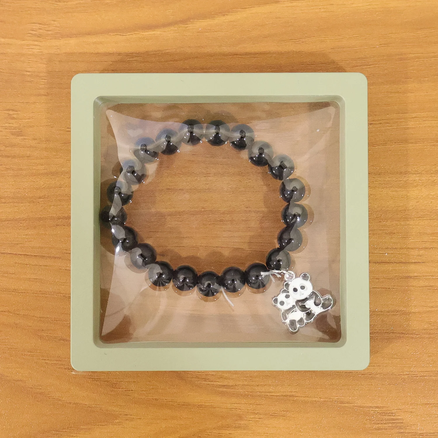 Premium Multicolor Pastel Bead Stretch Bracelet (1 Pc) - Image 9