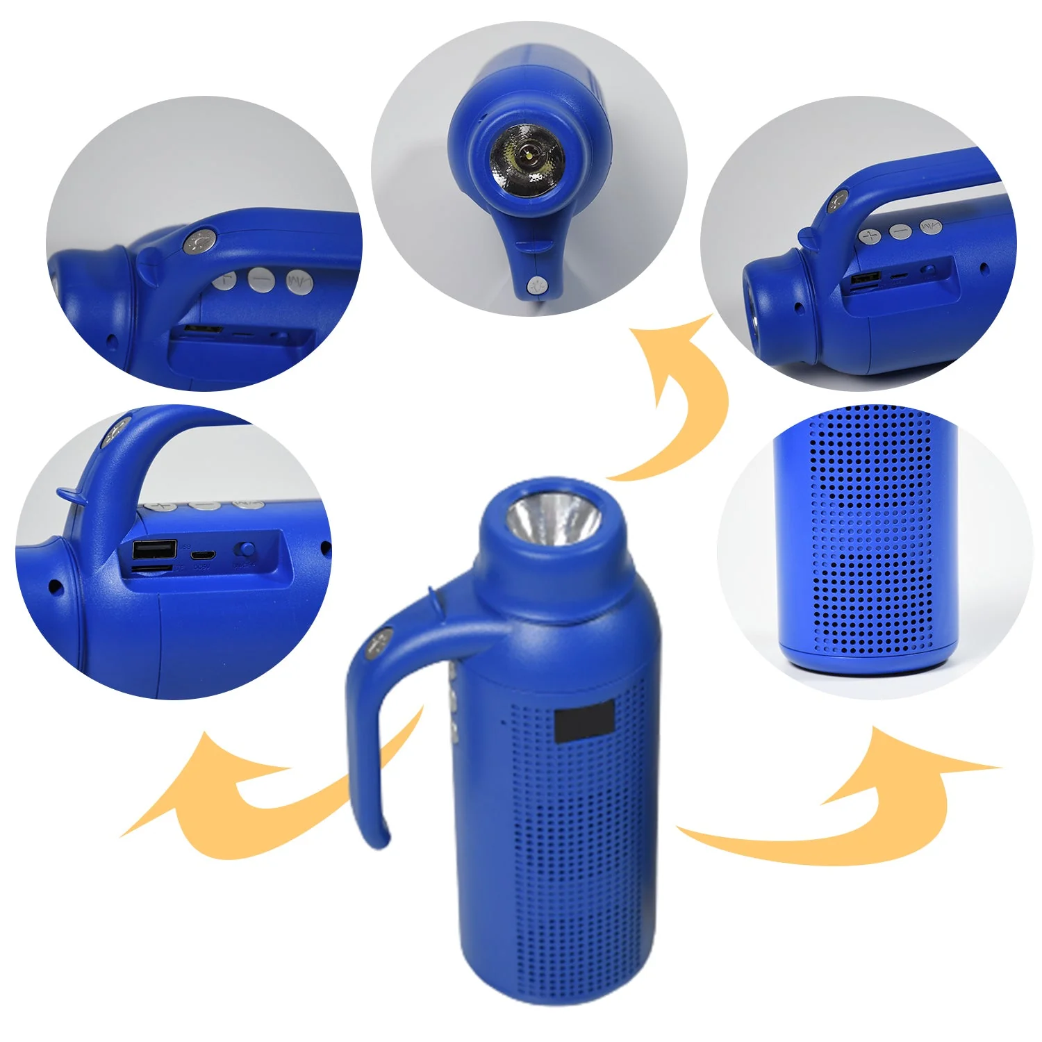 Smart Bluetooth Speaker with Torch & Night Flashlight - Image 7