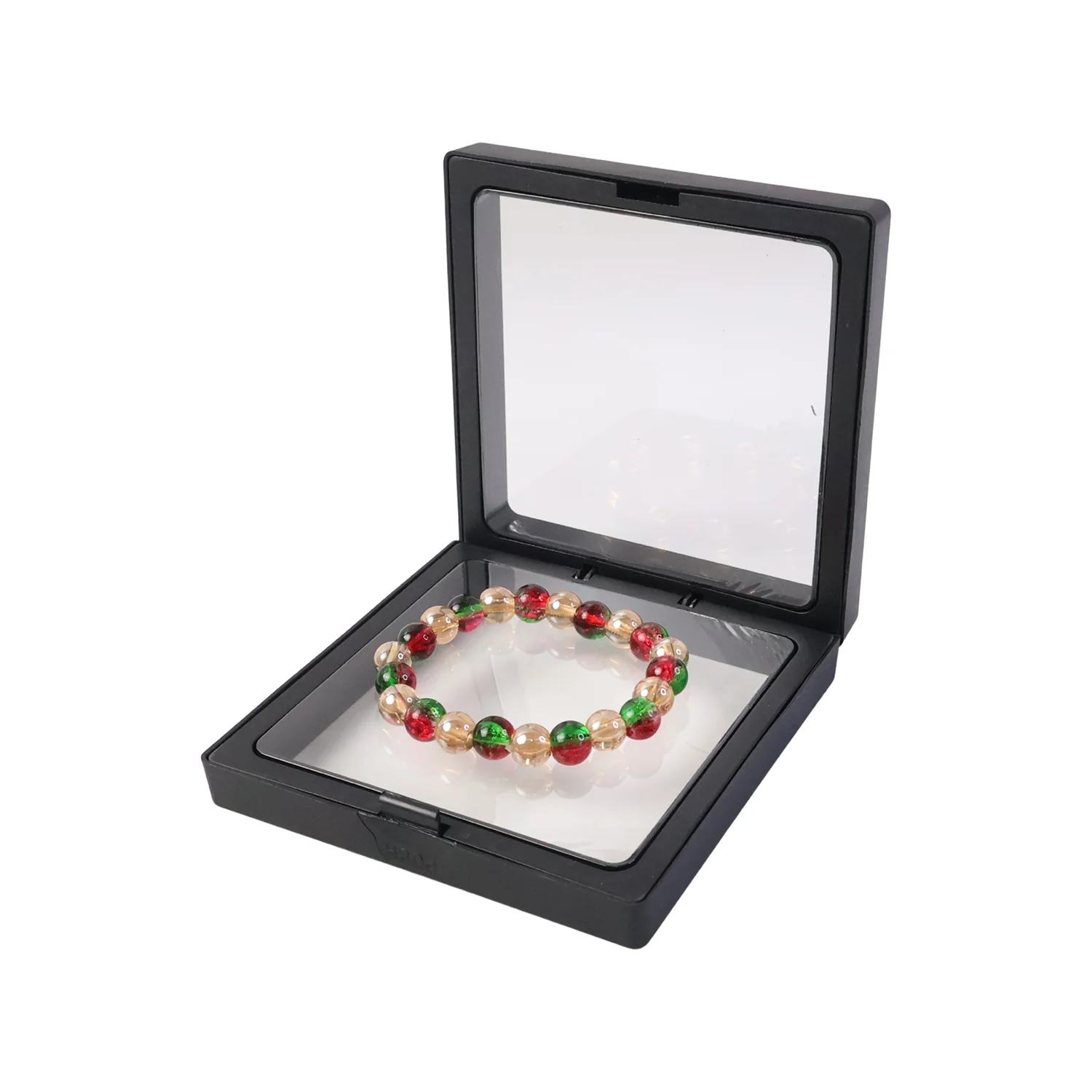 Multicolor Glossy Bead Stretch Bracelet  (1 Pc) - Image 5