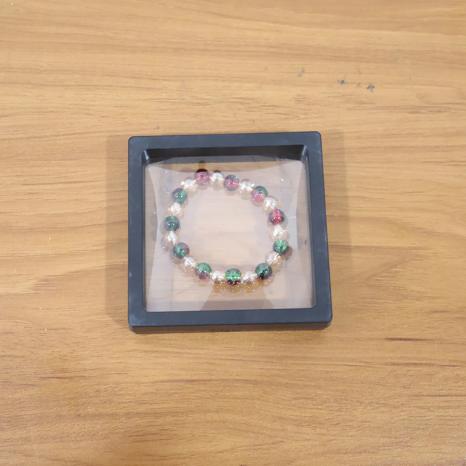 Multicolor Glossy Bead Stretch Bracelet  (1 Pc) - Image 9