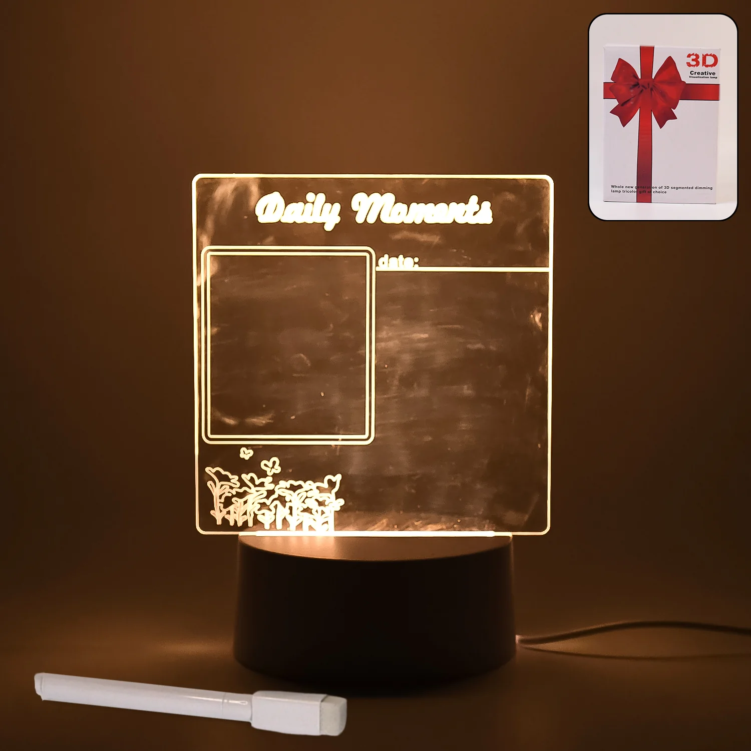Creative Visualization Lamp 3 D Acrylic Decorative Lamp (1 Pc) - Image 3