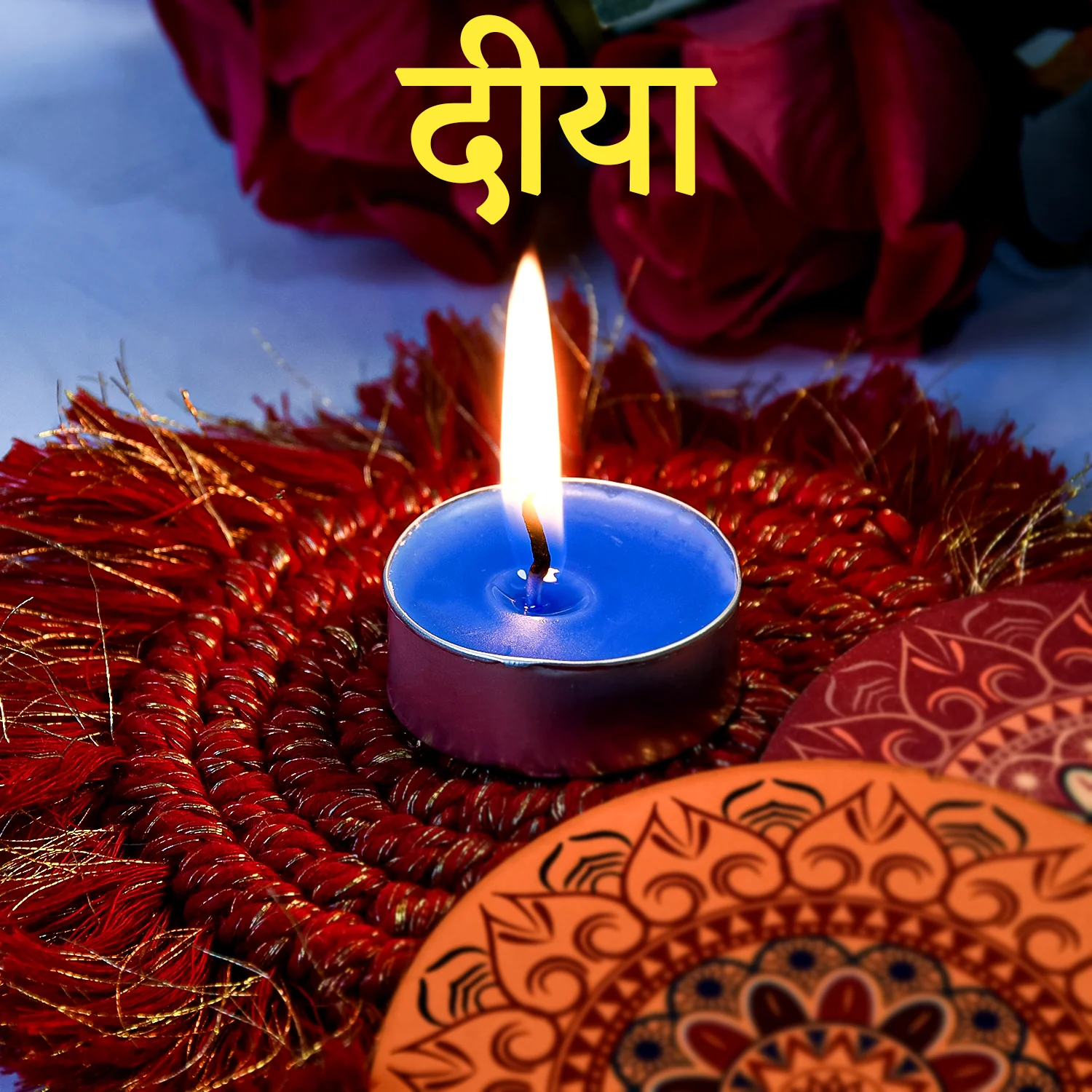 Tealight Diwali Candle – Smokeless, Long-Burning, Mix Color (1 Pc) - Image 3