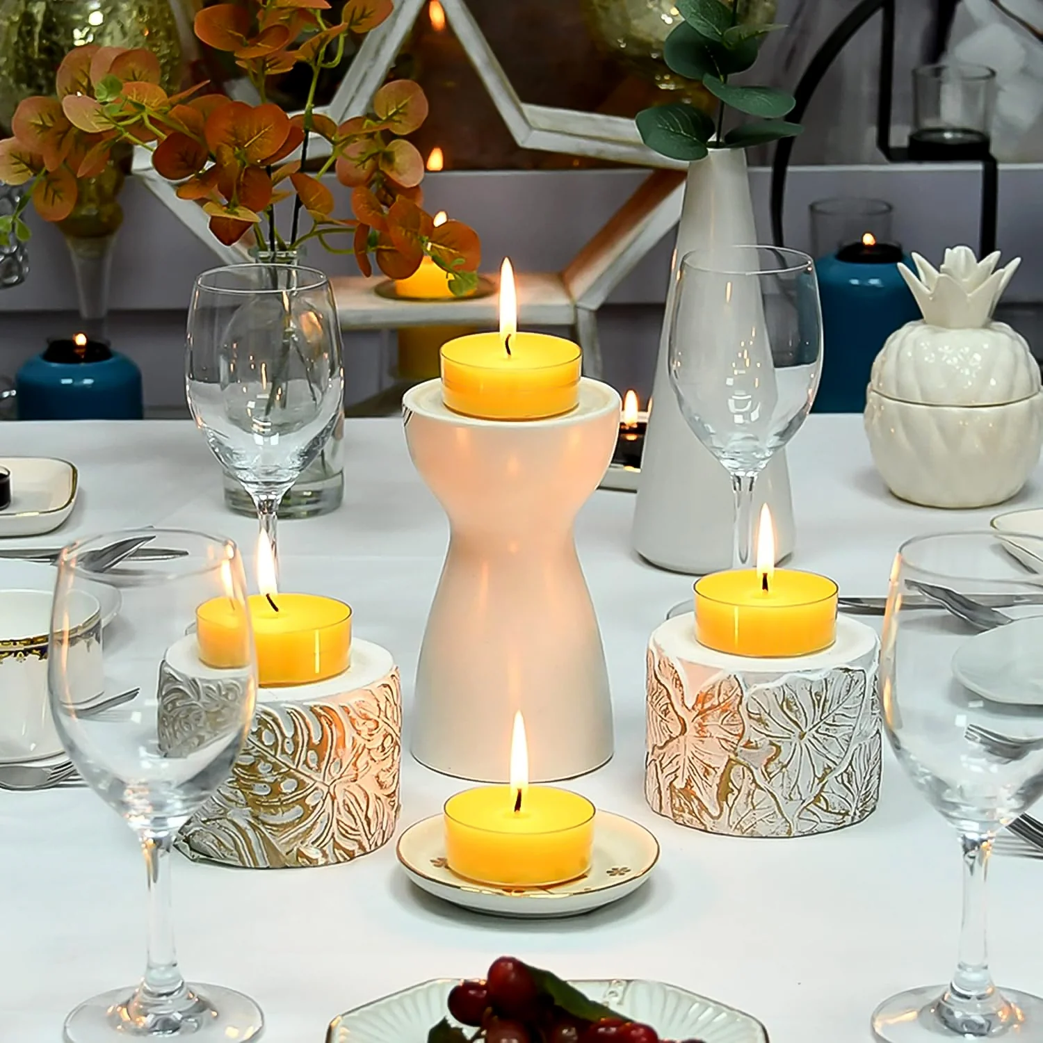 Tealight Diwali Candle – Smokeless, Long-Burning, Mix Color (1 Pc) - Image 4