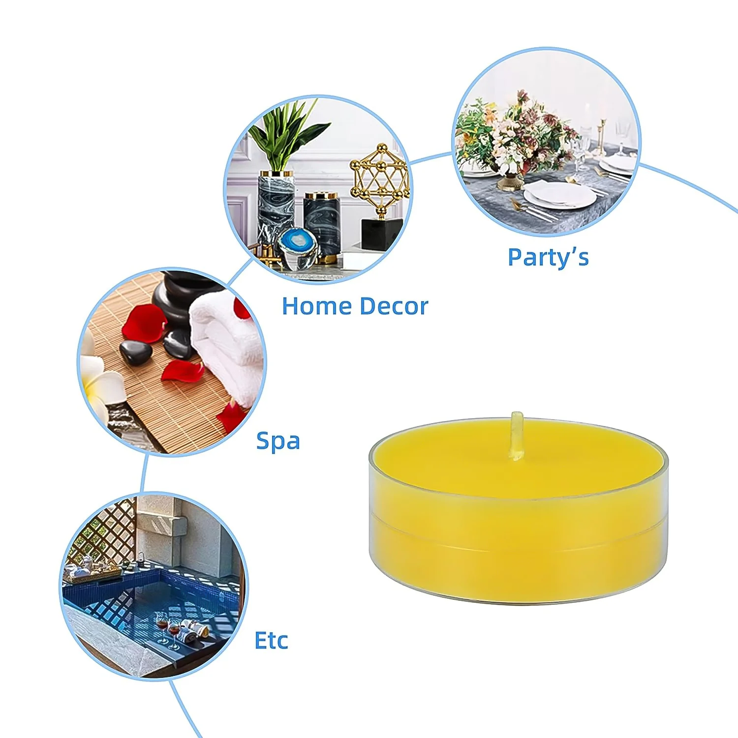 Tealight Diwali Candle – Smokeless, Long-Burning, Mix Color (1 Pc) - Image 7