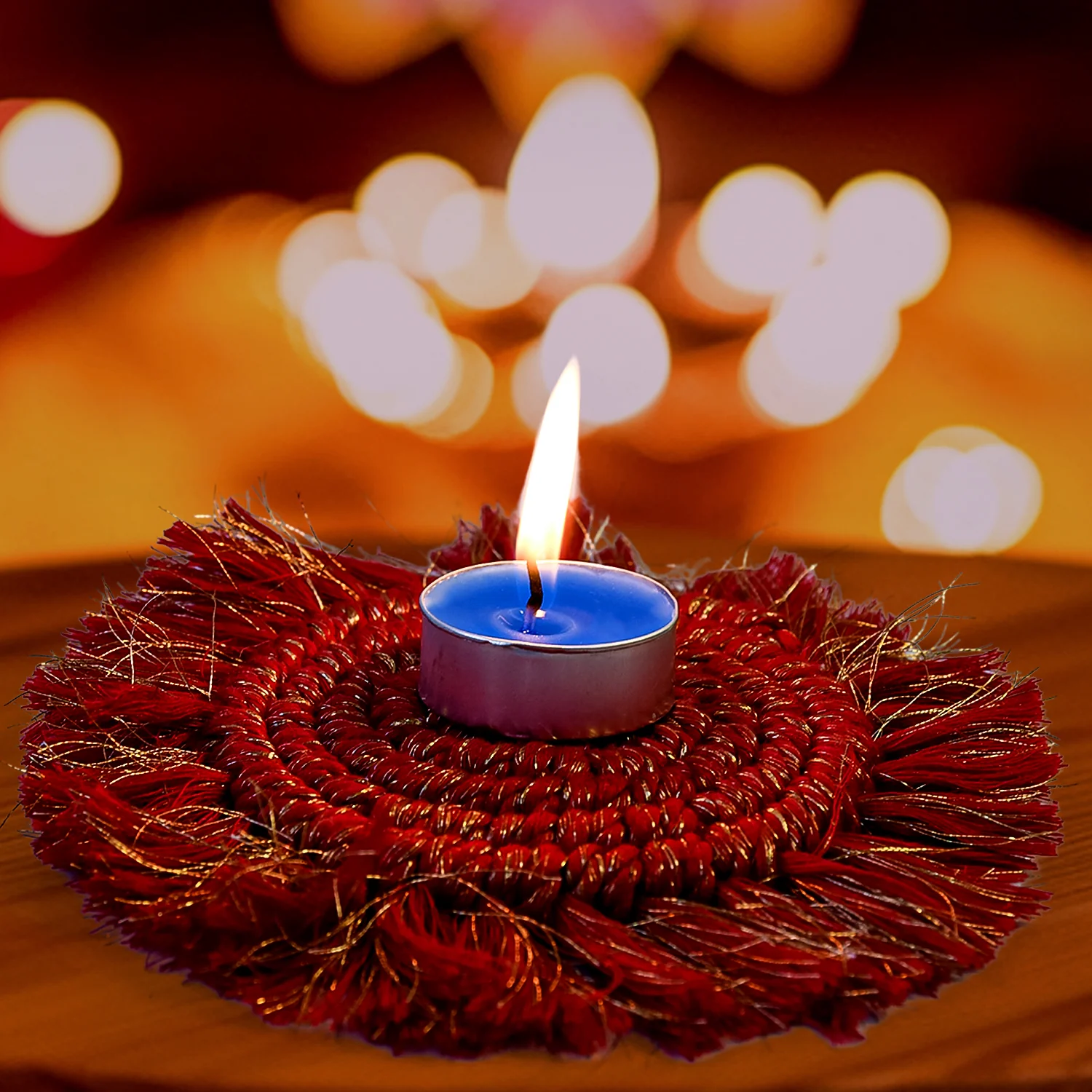Tealight Diwali Candle – Smokeless, Long-Burning, Mix Color (1 Pc) - Image 9