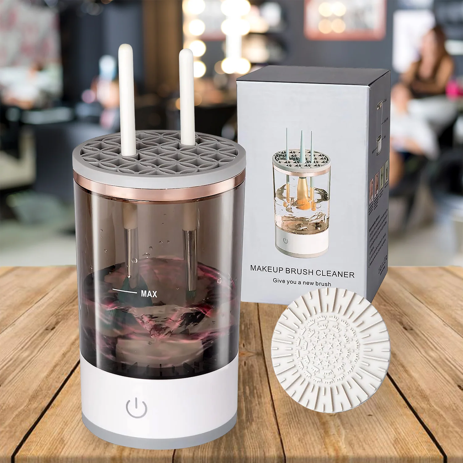 Automatic Makeup Brush Cleaner Fast Electric Brush Cleaner  (1 Pc) - Image 3