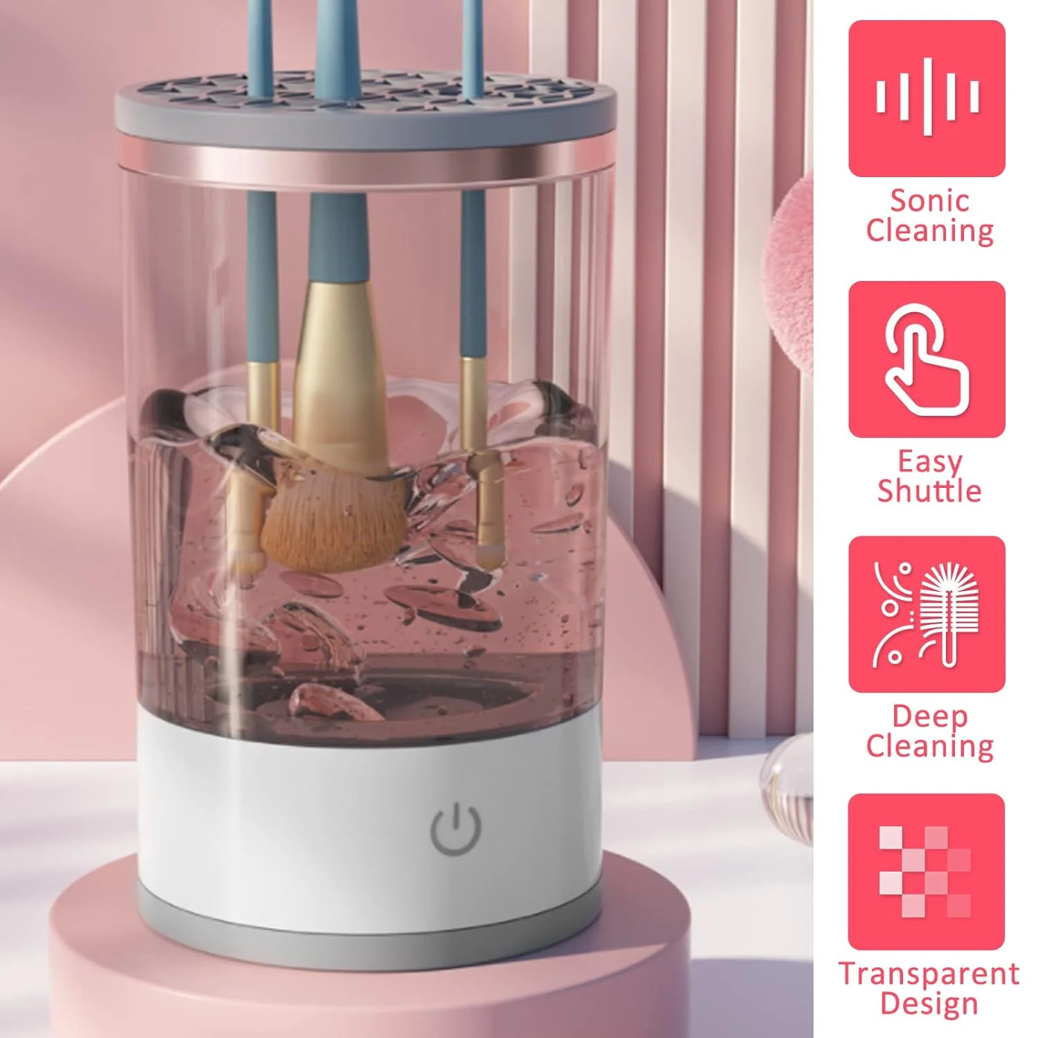 Automatic Makeup Brush Cleaner Fast Electric Brush Cleaner  (1 Pc) - Image 9