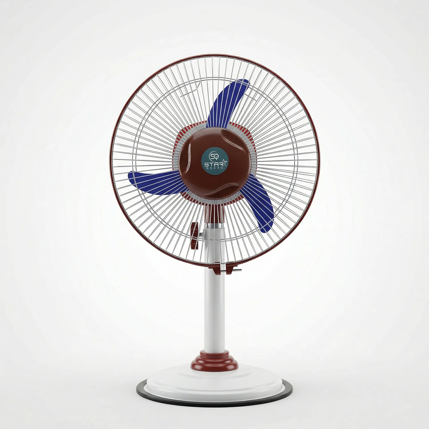 OMEGA 12V Rechargeable Pedestal Fan with LED Light (1 Pc) - Image 4