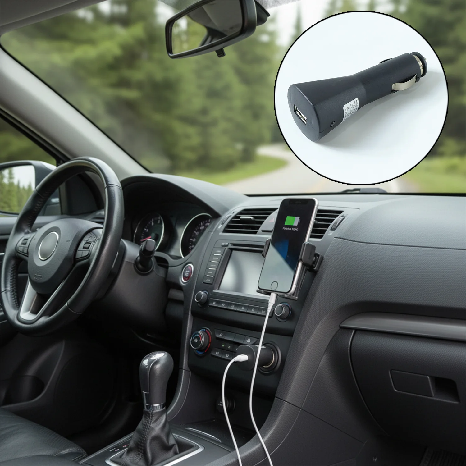 12V Single USB Car Charger Adapter for Mobile Charging (1 Pc) - Image 3