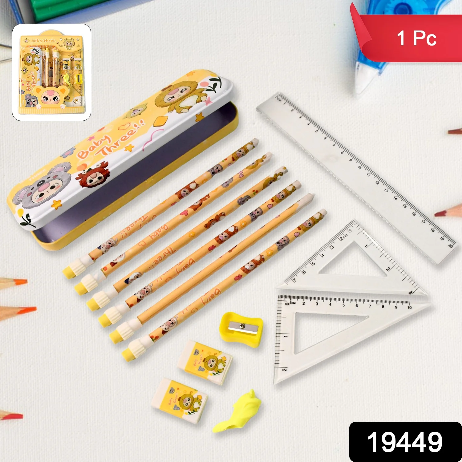 14-in-1 Complete Stationery Kit for Kids - Image 2
