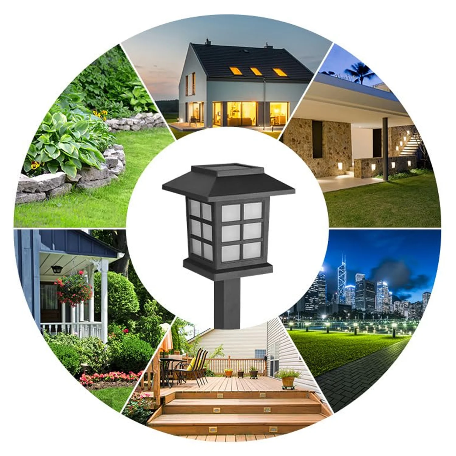 Solar Garden Lights, Outdoor Solar Landscape Lights (Pack of 2) - Image 5