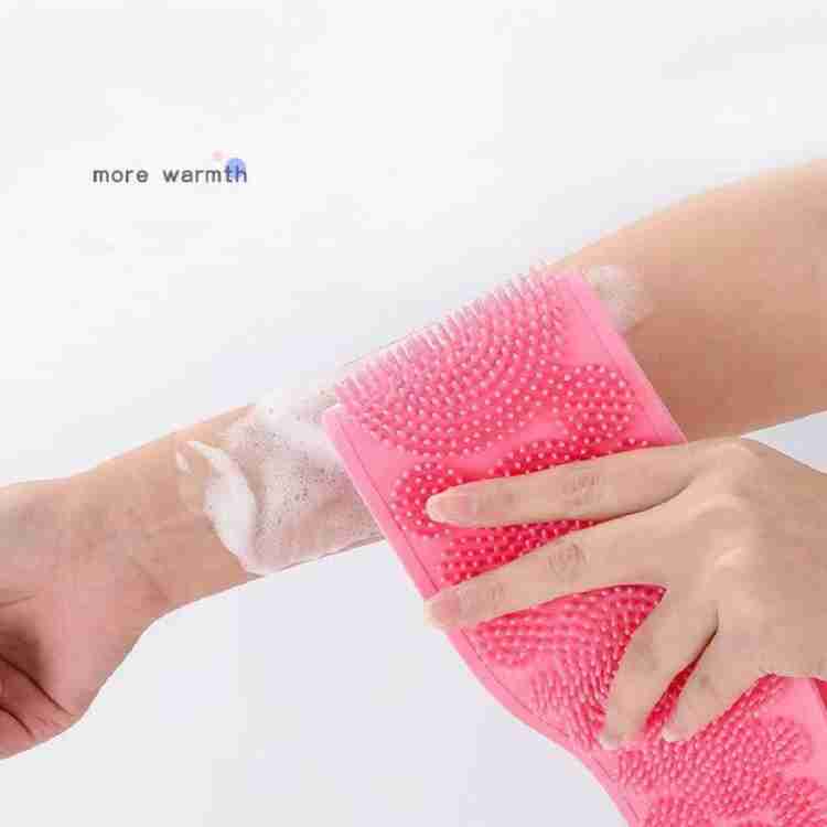 Eco-Friendly Silicone Shower Brush & Back Scrubber Towel - Image 4