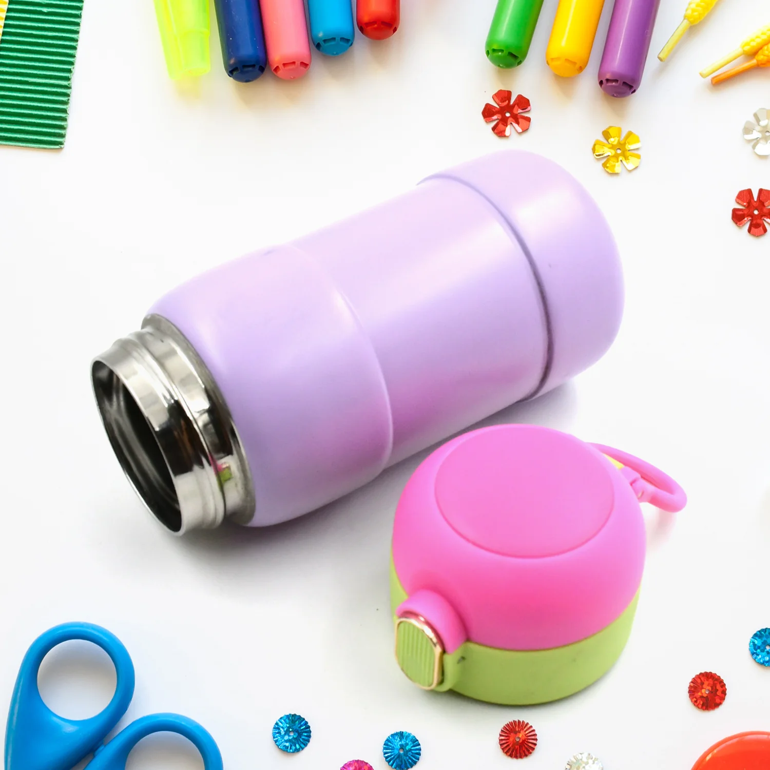 Duck Stainless Steel Water Bottle (1 Pc / Mix Design) - Image 5