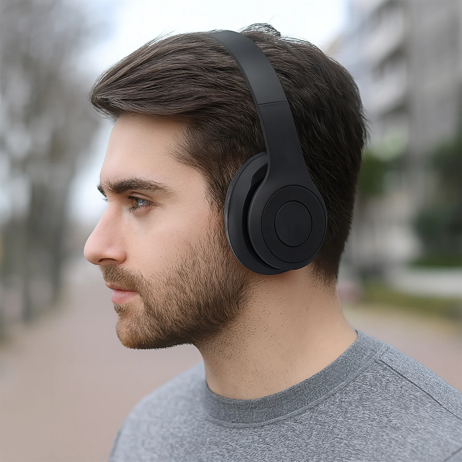 Wireless Head Bluetooth Headset Headphone(1 Pc) - Image 3