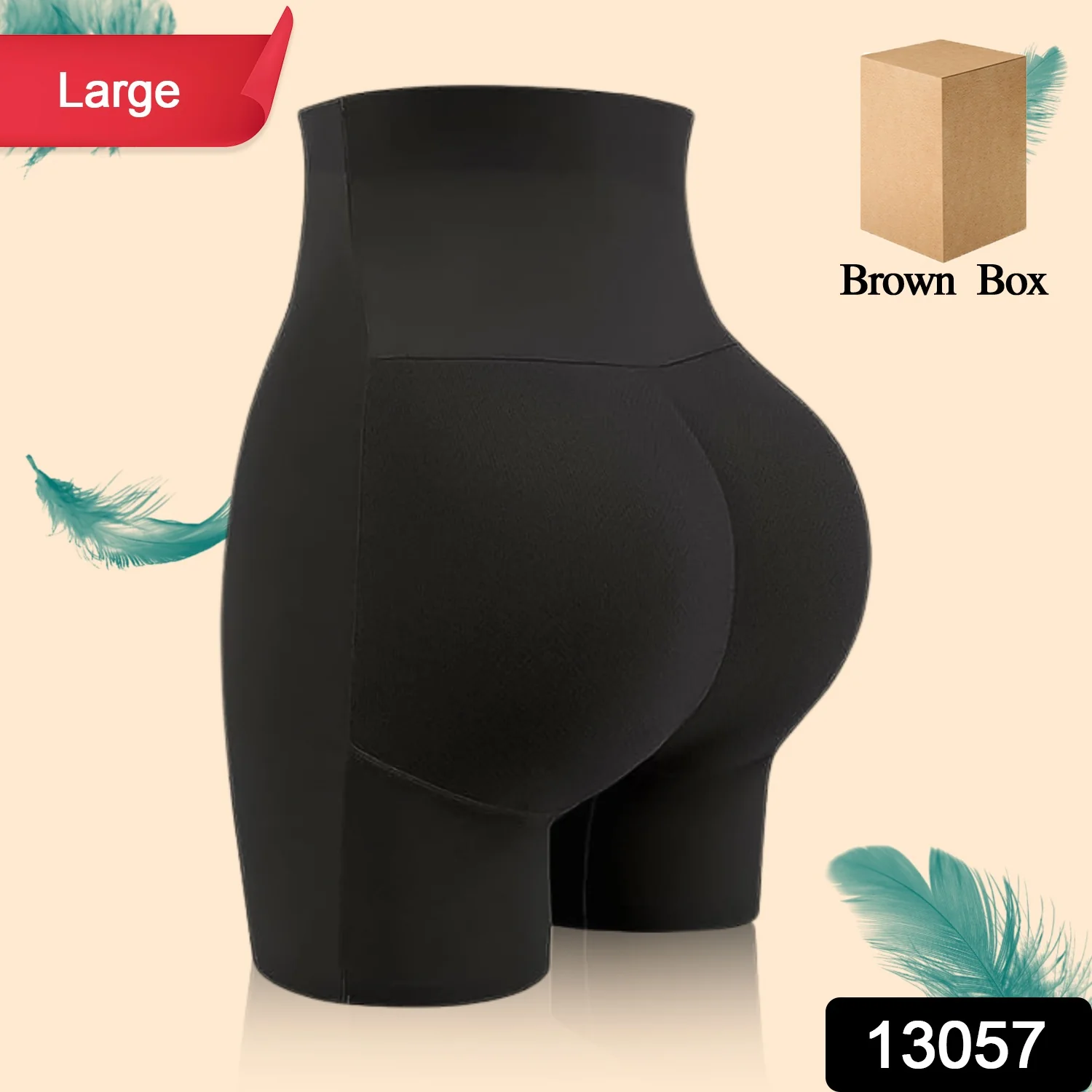 Women’s Butt Lifter Padded Underwear – Hip Pads Shaper Knickers (Large) - Image 2