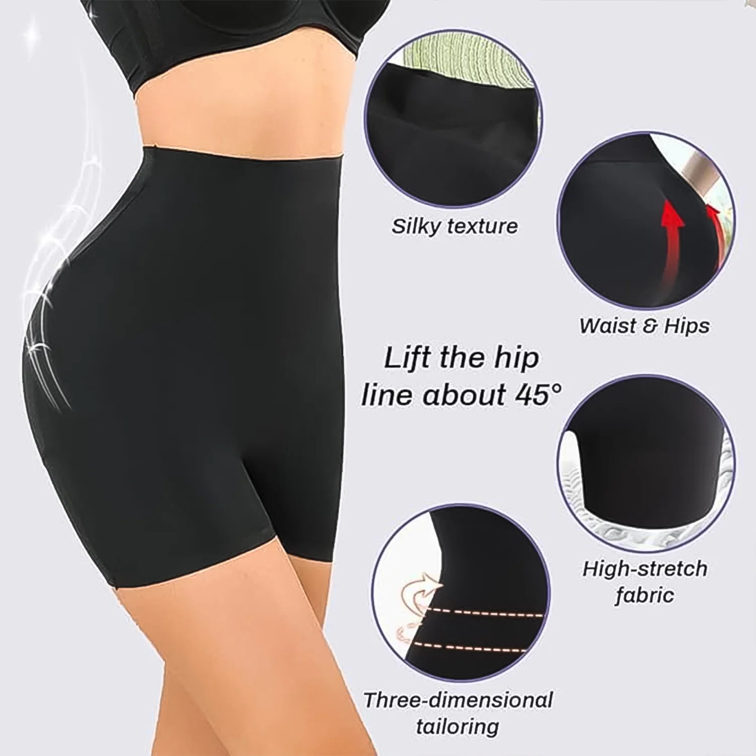 Women’s Butt Lifter Padded Underwear – Hip Pads Shaper Knickers (Large) - Image 4