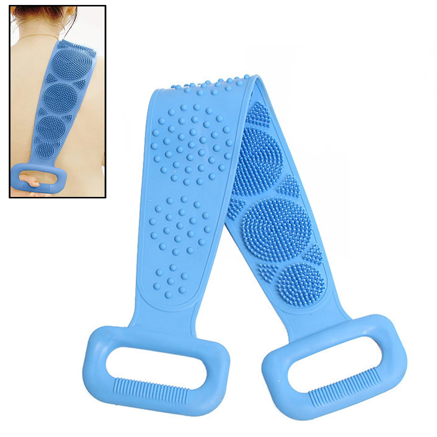 Silicone Body Scrubber Silicone Bath Body Brush (1 Pc / 24 Inch) - Image 5