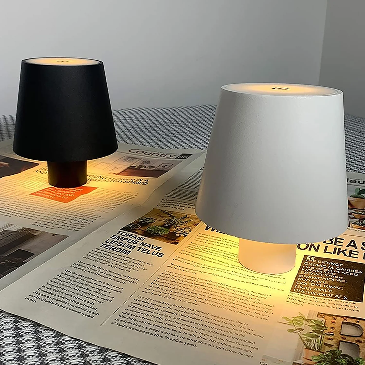 USB Rechargeable LED Bottle Lamp – 3-Color Dimmable Wireless Table Light (1 Pc) - Image 7