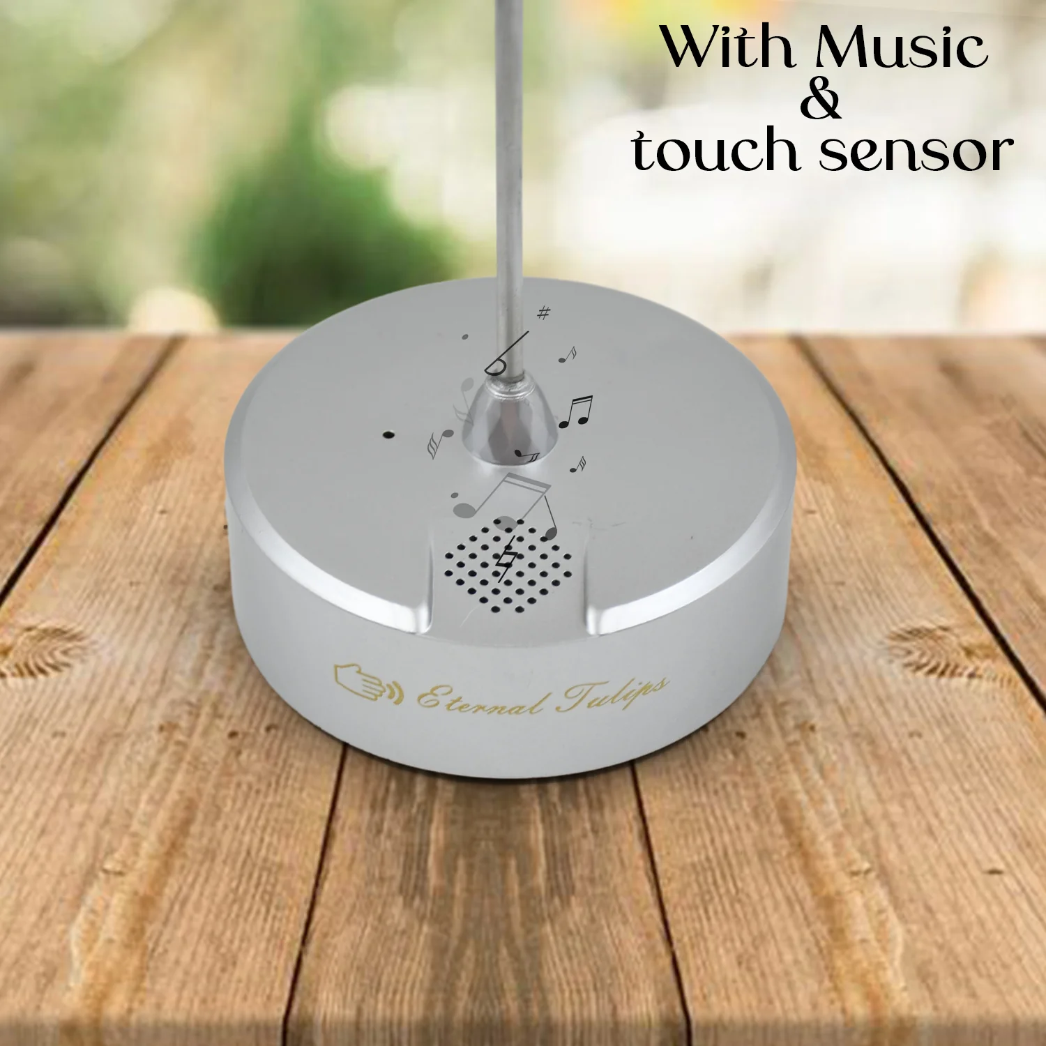 Lotus Flower Lamp with Music, Touch Open and Close, USB Rechargeable (1 Pc) - Image 6