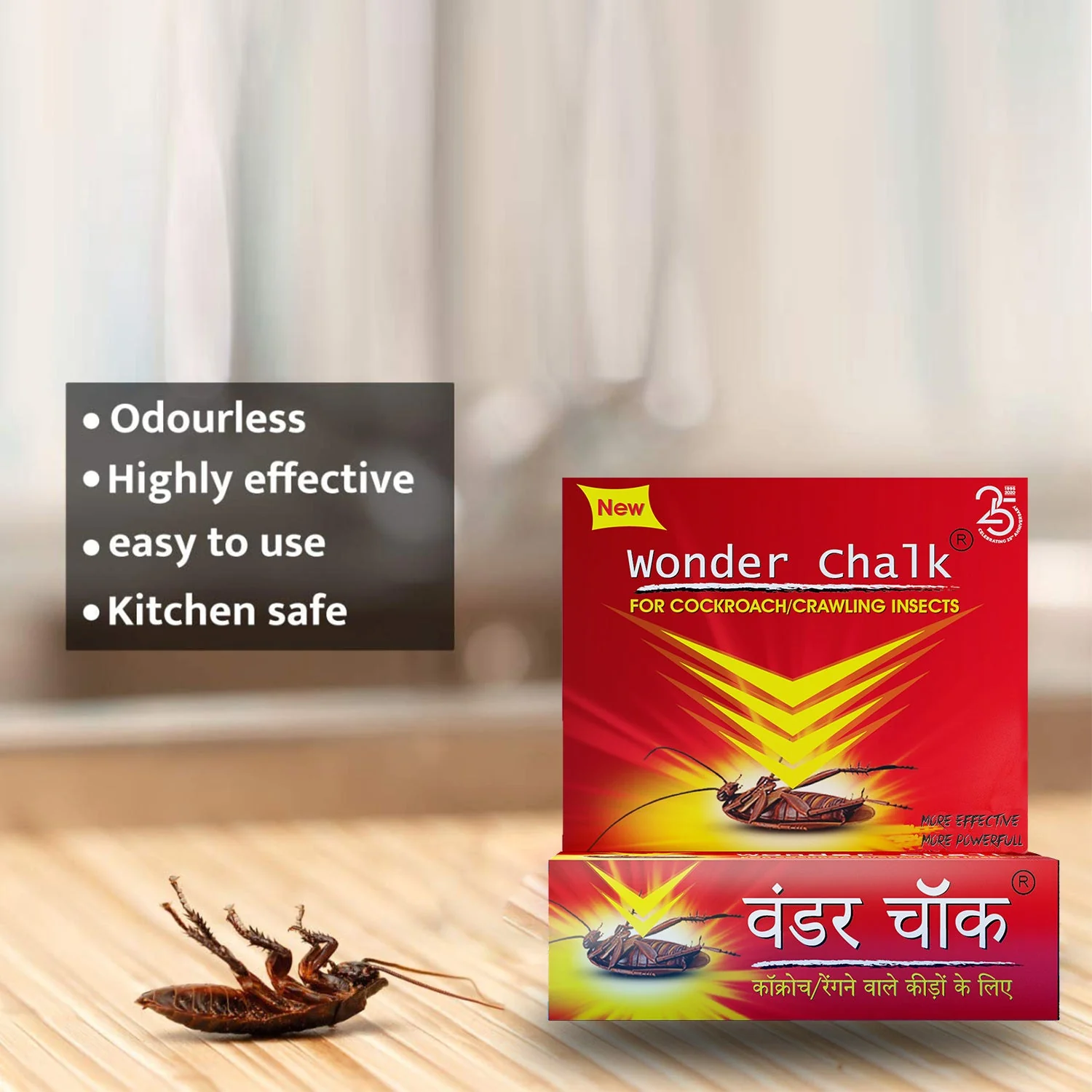 Strong Cockroach Chalk Cockroach Killer Insecticide Repellent Insect Control - Image 6
