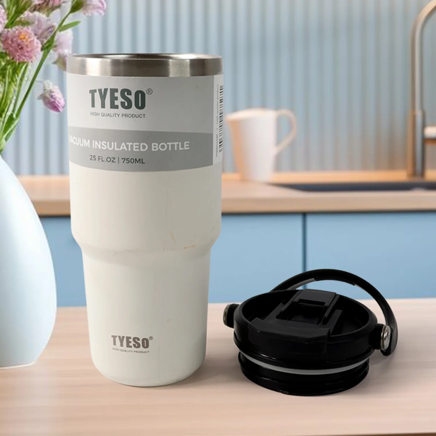 High Quality Stainless Steel Vacuum Glass Double Walled Travel Mug( 1 Pc) - Image 3