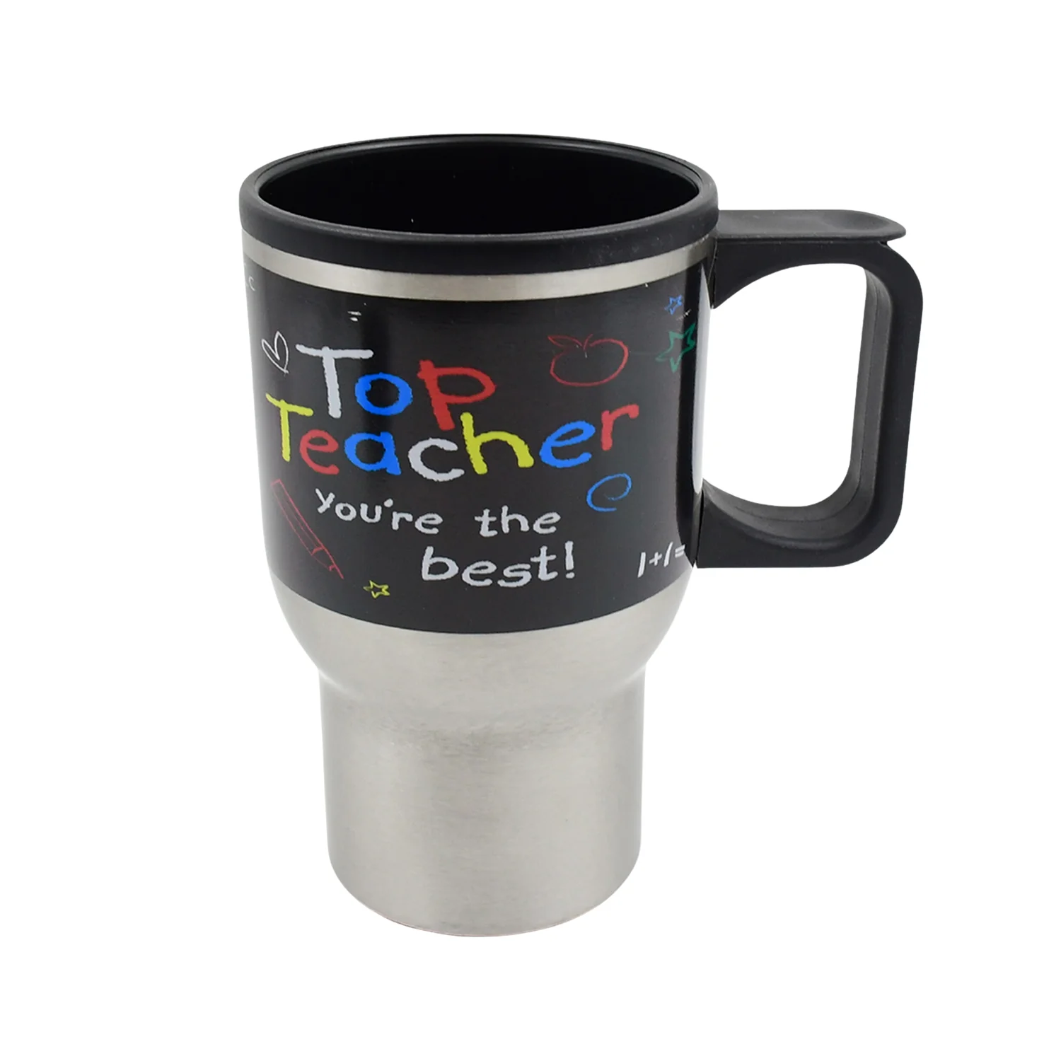 Stainless Steel Insulated Travel Mug - Double-Walled Vacuum Cup Lid & Handle, Tumbler - Image 4