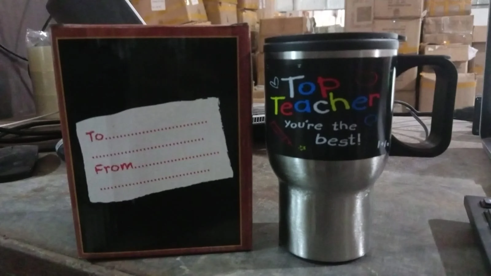 Stainless Steel Insulated Travel Mug - Double-Walled Vacuum Cup Lid & Handle, Tumbler - Image 9