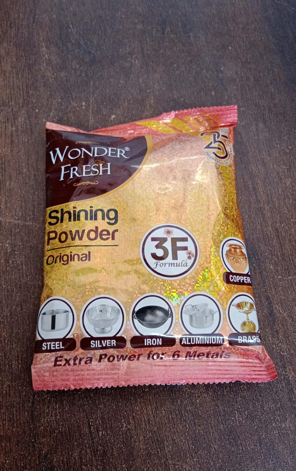 Shining Powder Cleans Polishes Copper Brass Silver Aluminum Iron Steel Removes 200 GM - Image 9