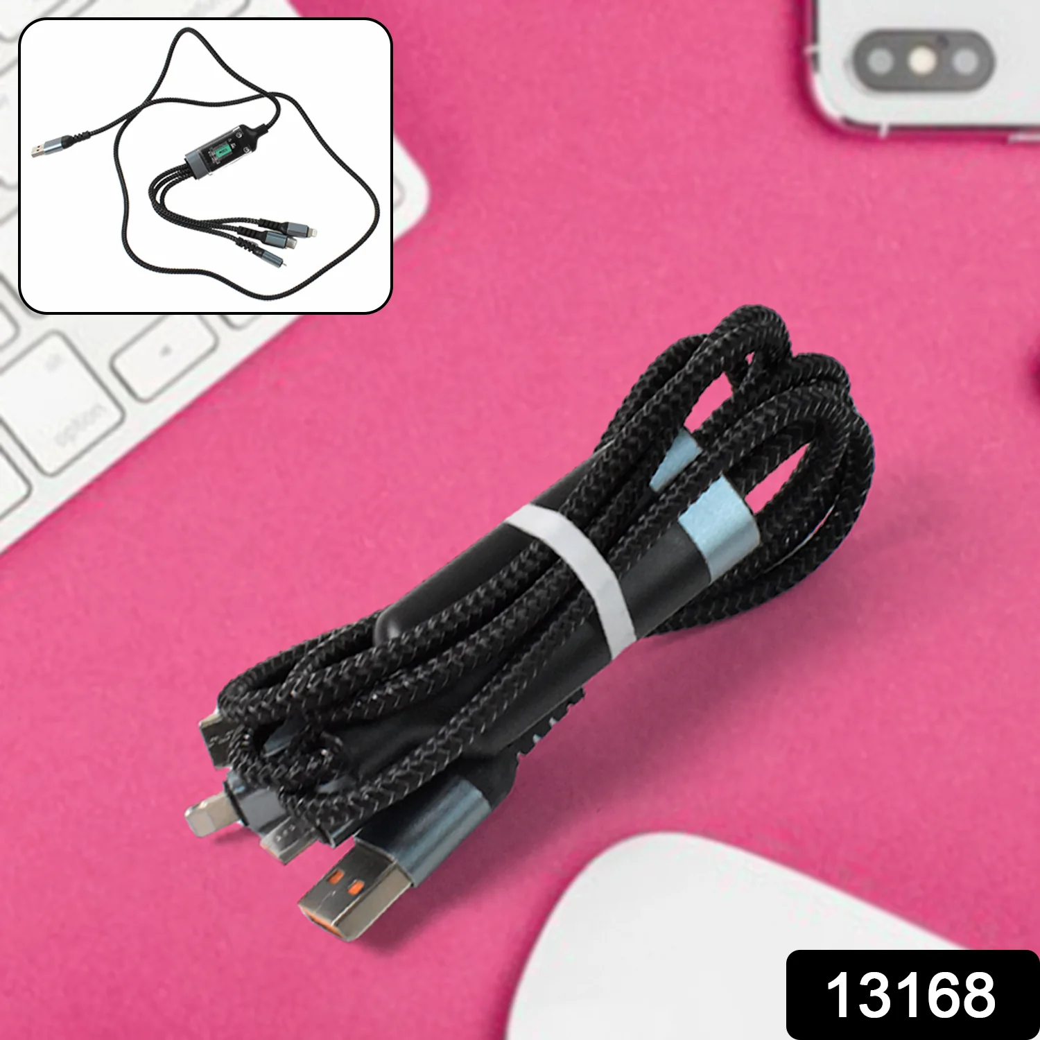 3-in-1 Super Fast Charging Cable 100w - Image 2