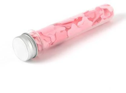 Portable Hand Washing Bath Flower Shape Paper Soap Strips In Test Tube Bottle - Image 3