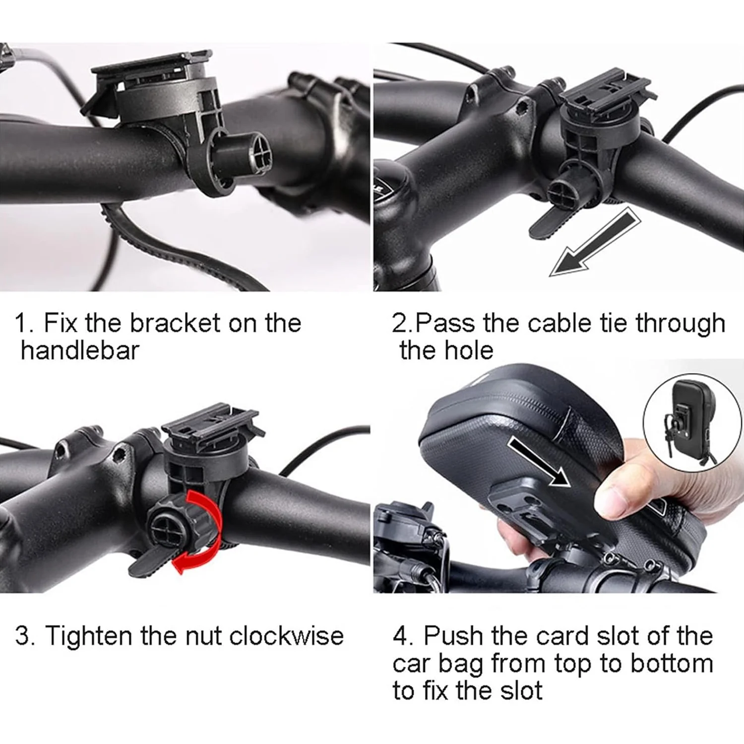 Shelf Waterproof Bike Phone Holder Wall Motorcycle (1 Pc) - Image 4