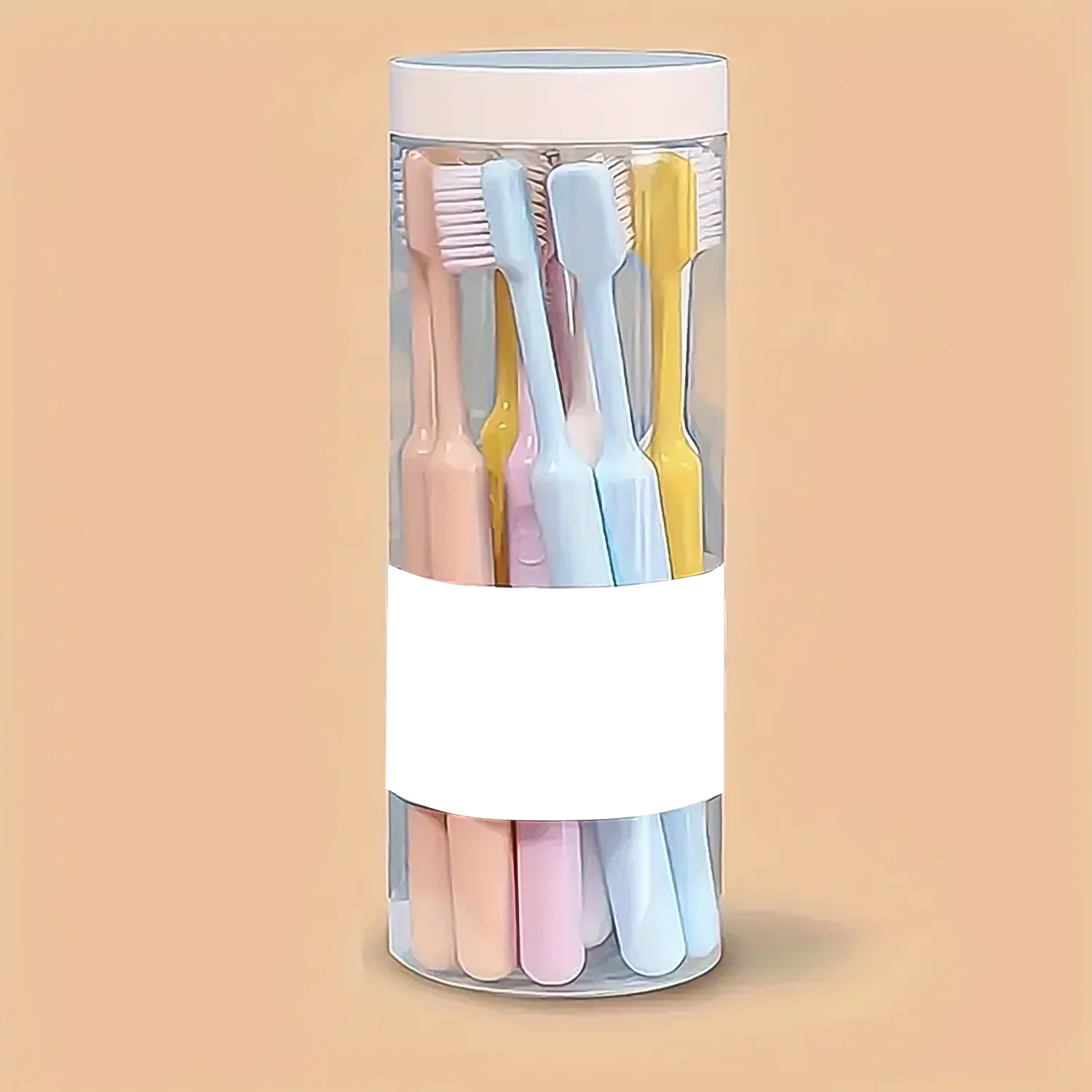Plastic Toothbrush With Plastic Round Box (20 pcs Set) - Image 6