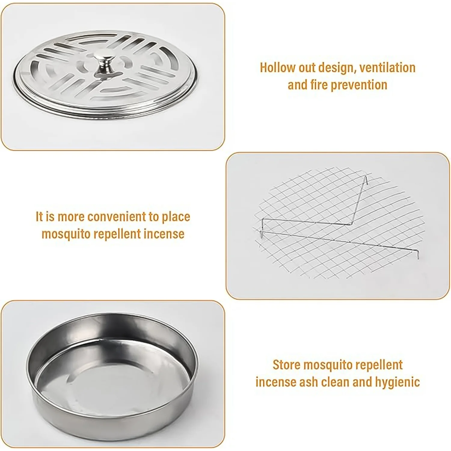 Decorative Mosquito Coil Holder Mosquito Coil Container,  for Home Patio - Image 4