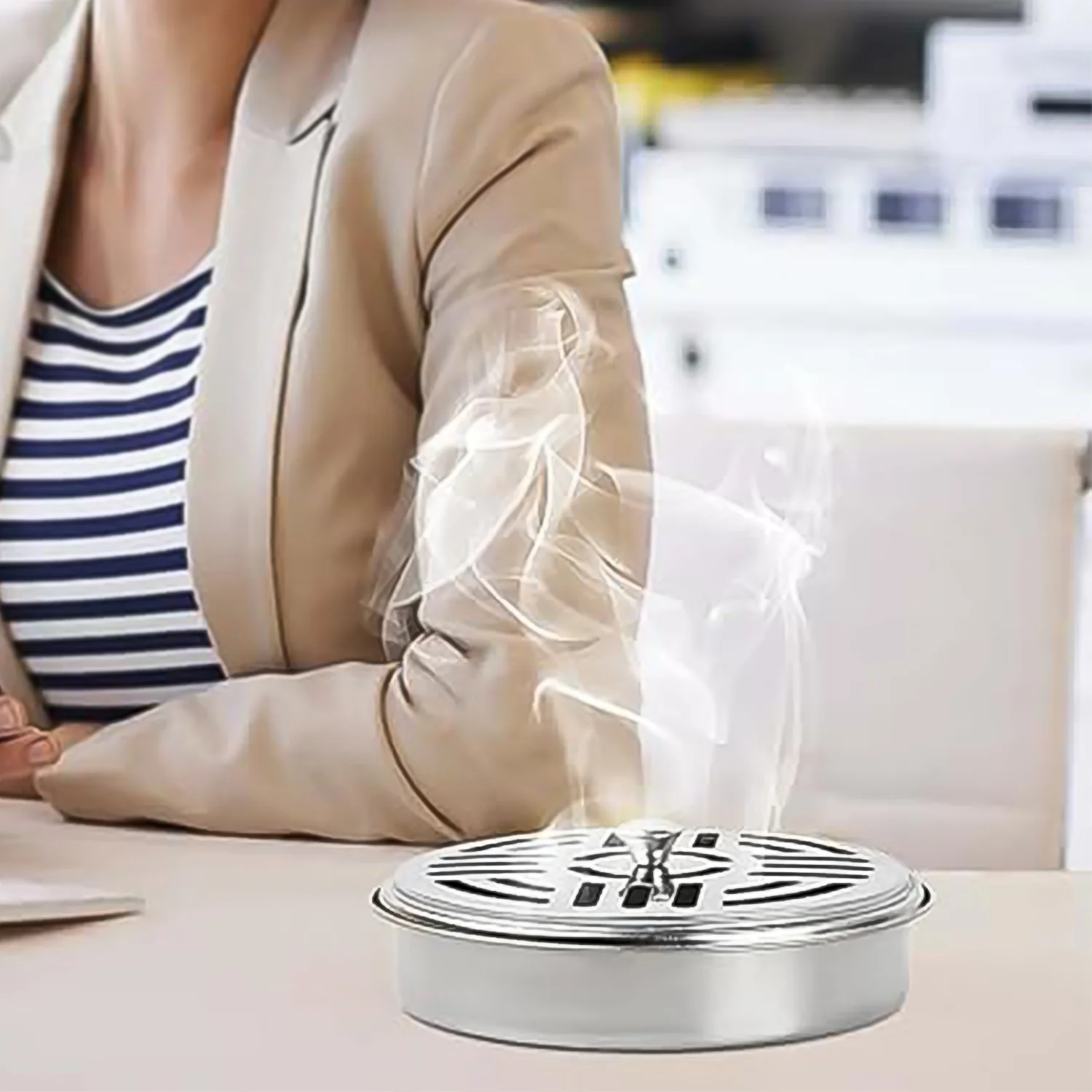 Decorative Mosquito Coil Holder Mosquito Coil Container,  for Home Patio - Image 5
