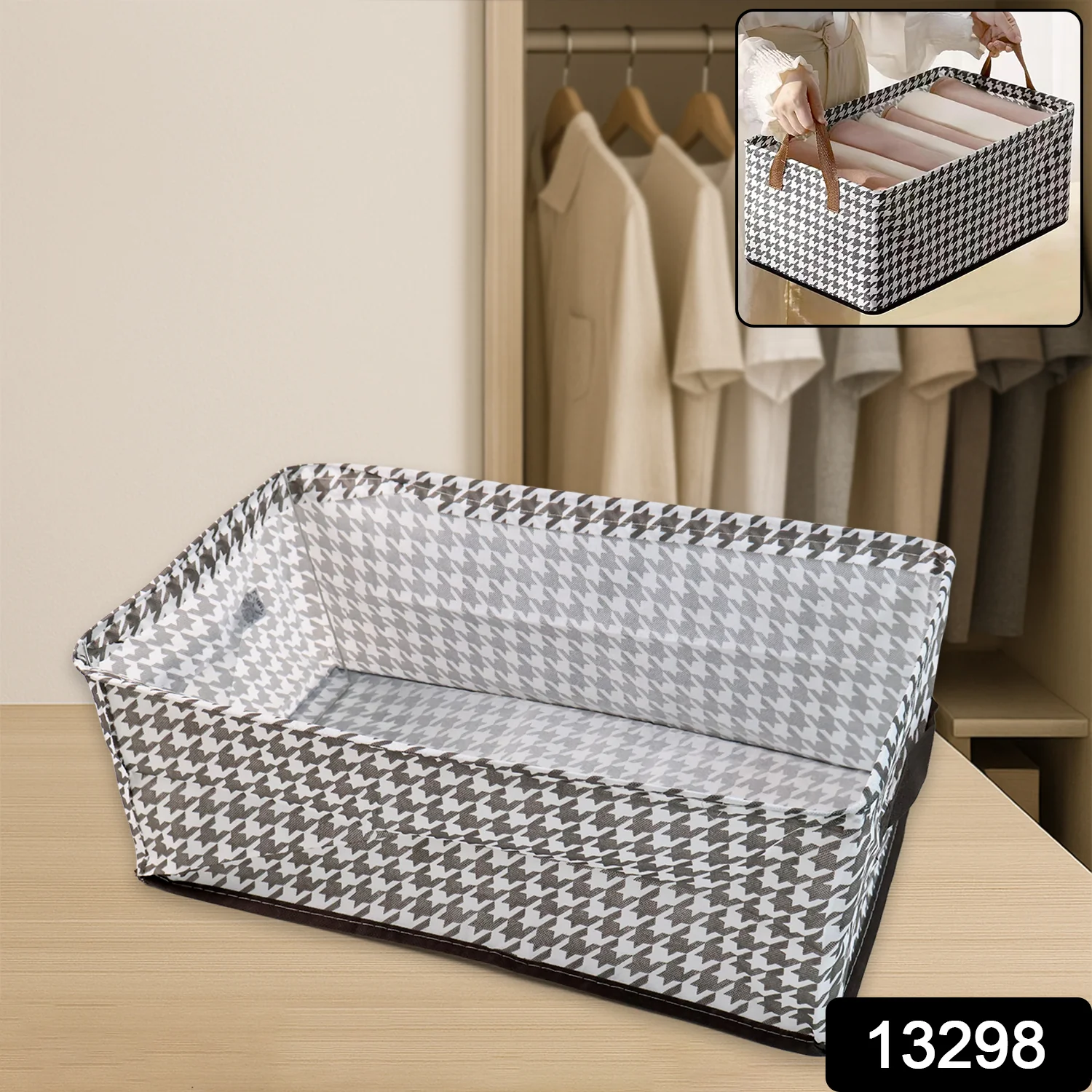 Cloth storage baskets, closet storage bins (42×28 Cm) - Image 2