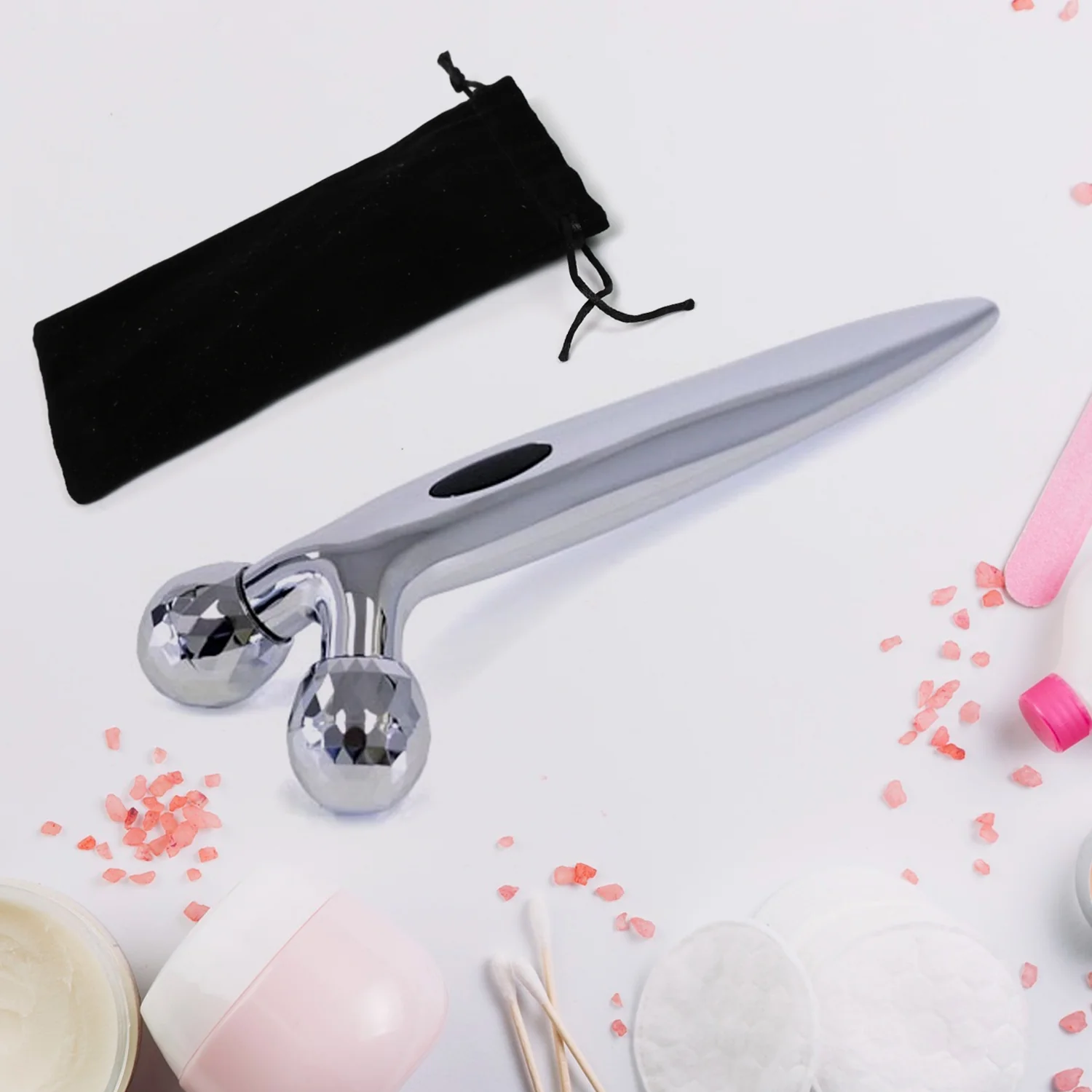 Manual Roller Face Skin Wrinkle Remover Massager (1 Pc) - Image 5