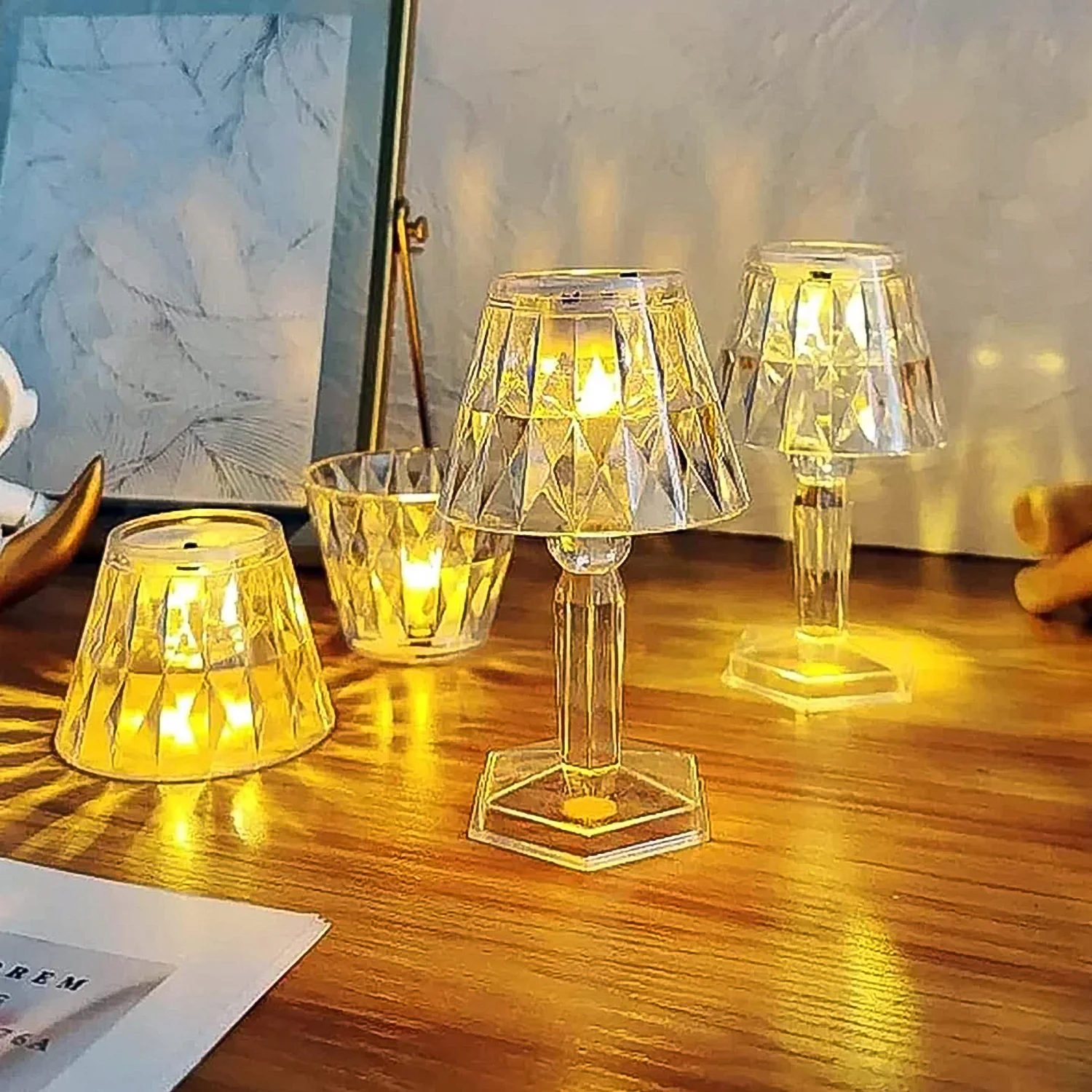 LED Table Lamp Mini Projection Lamp for Night Light, Diwali (1 Pc) - Image 3