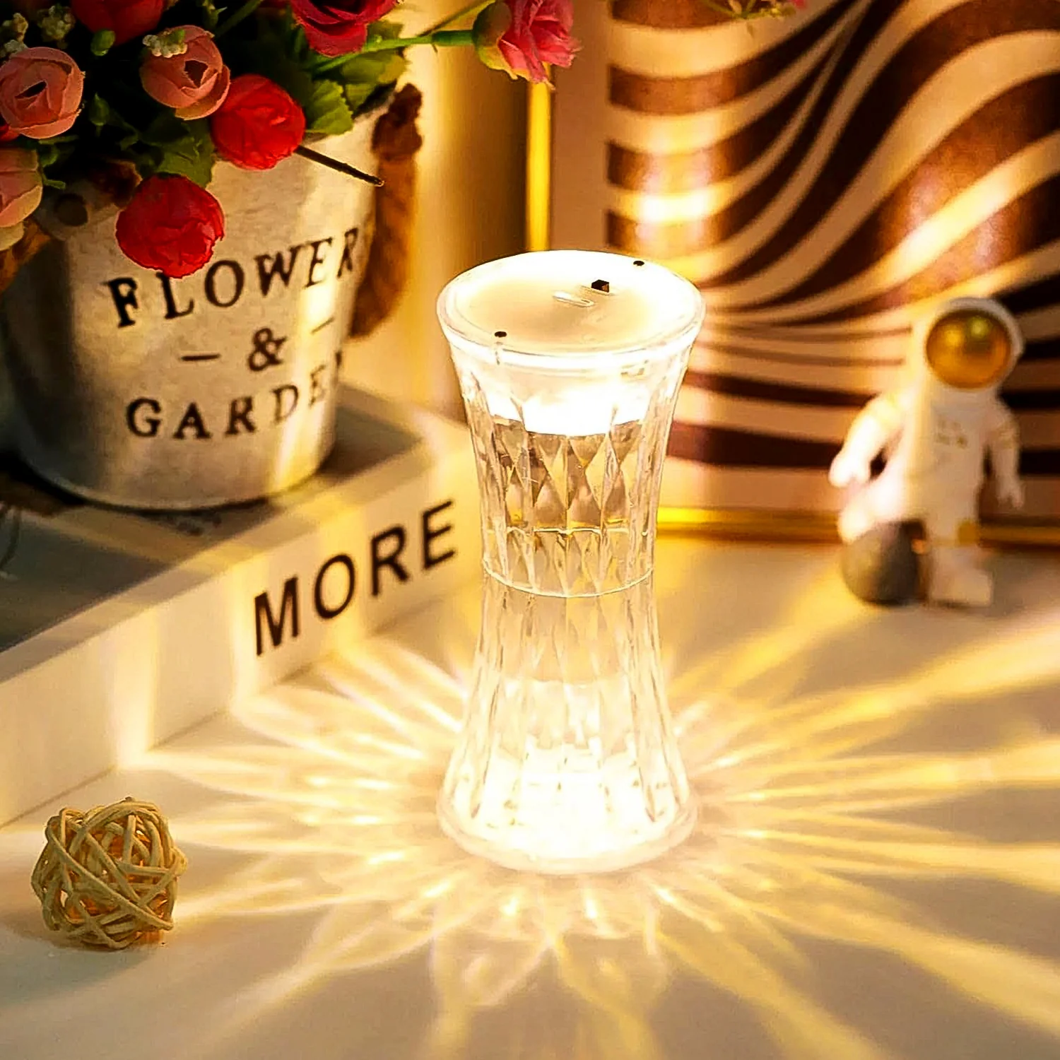 Crystal Lamp, Universal Night Light, Soft Lighting, Diwali (1 Pc) - Image 6