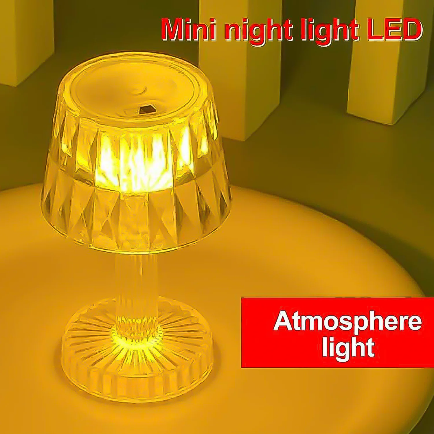 LED Candle lamp, Table Lamp Portable Plastic Lamps, Diwali (1 Pc / Small) - Image 2