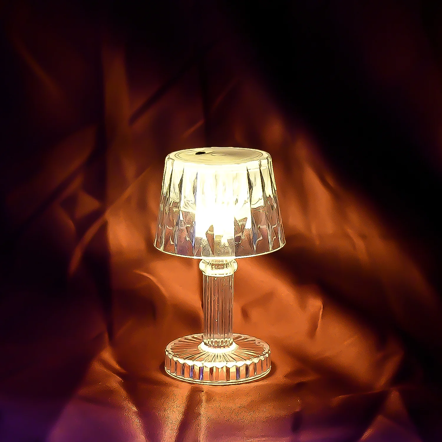 LED Candle lamp, Table Lamp Portable Plastic Lamps, Diwali (1 Pc / Small) - Image 4