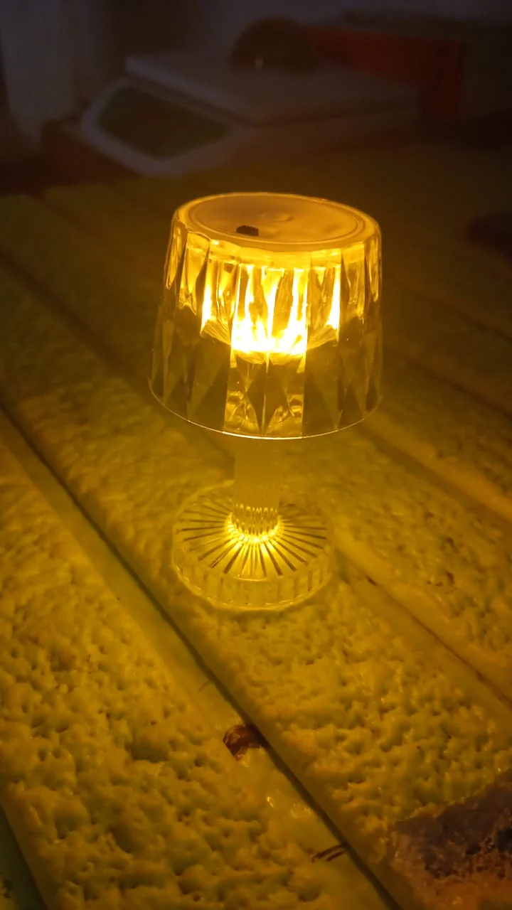 LED Candle lamp, Table Lamp Portable Plastic Lamps, Diwali (1 Pc / Small) - Image 6