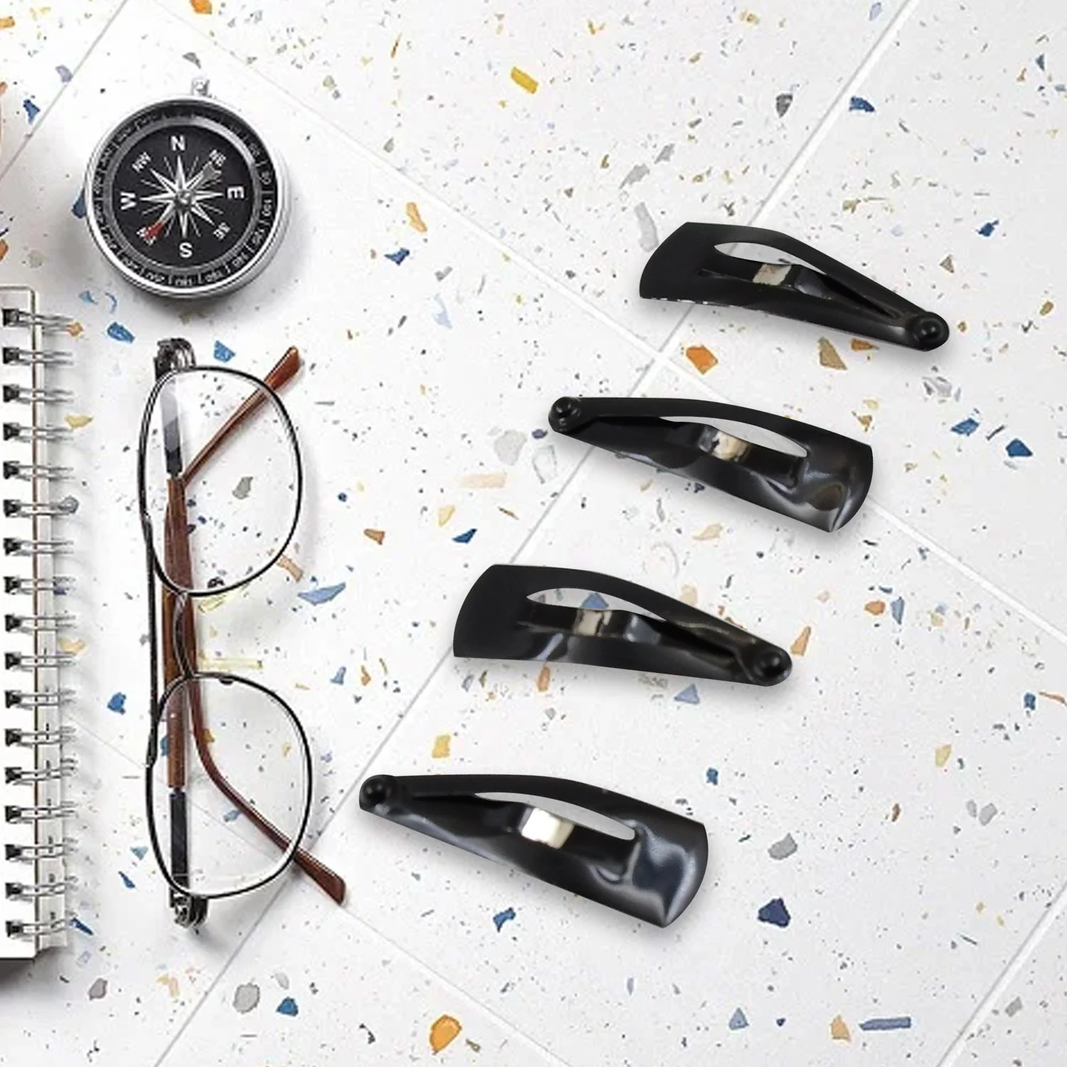 Metal Tik Tak Hair Clips (12 Pcs Set), Hair accessories - Image 4